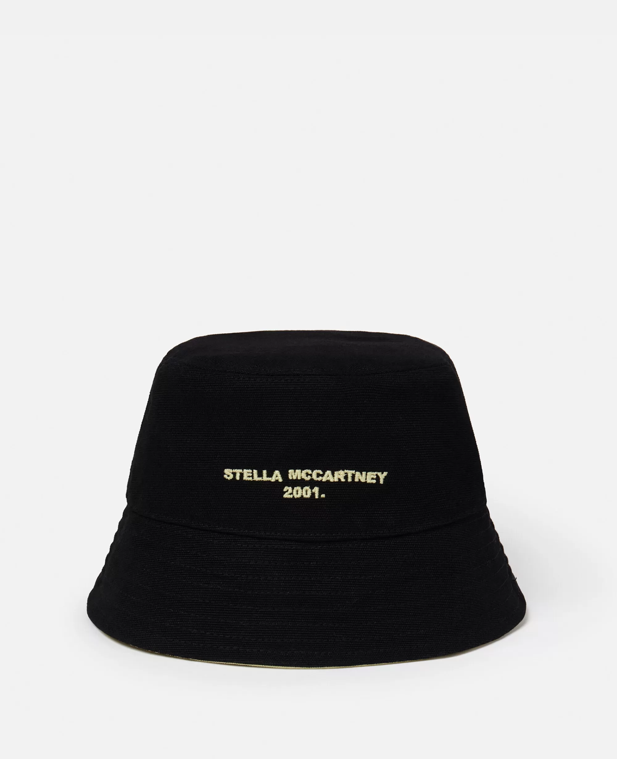 Donna Stella McCartney Cappelli E Sciarpe>Cappello A Secchiello Double Face Con Logo