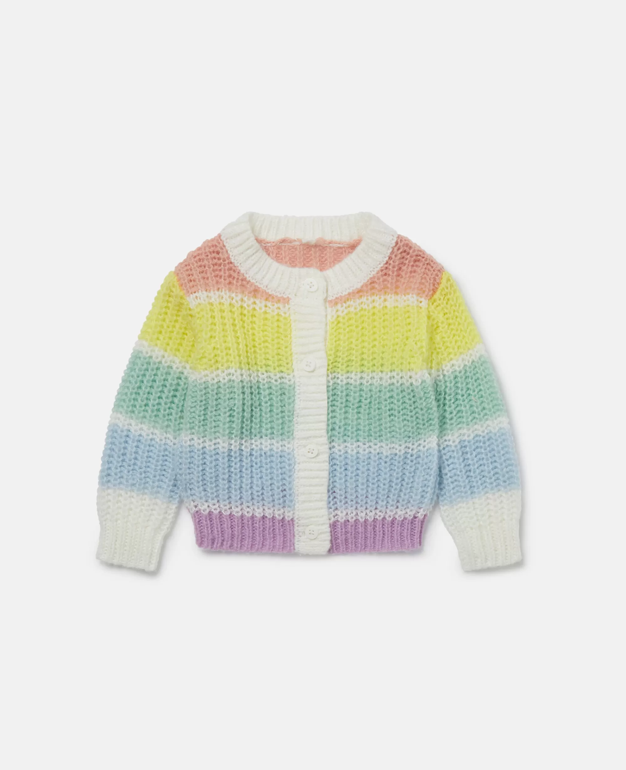 Bambini Stella McCartney T-Shirt>Cardigan A Righe Arcobaleno