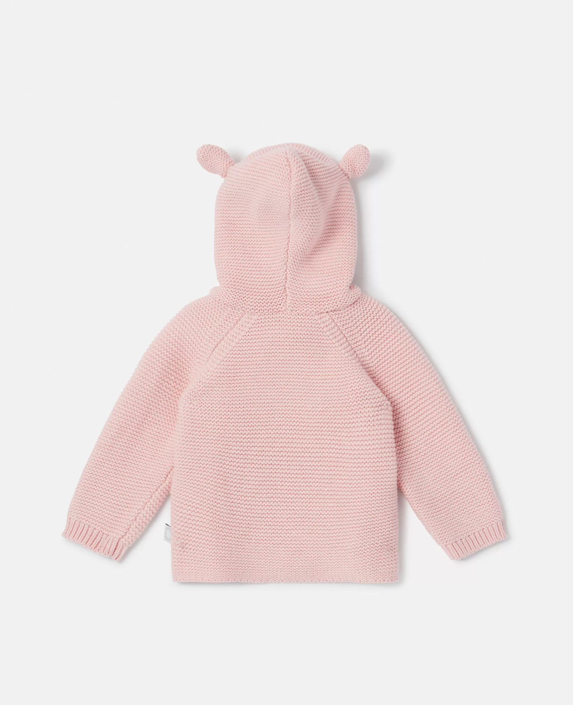 Bambini Stella McCartney Bimba>Cardigan Con Cappuccio E Frange Con Orecchie 3D