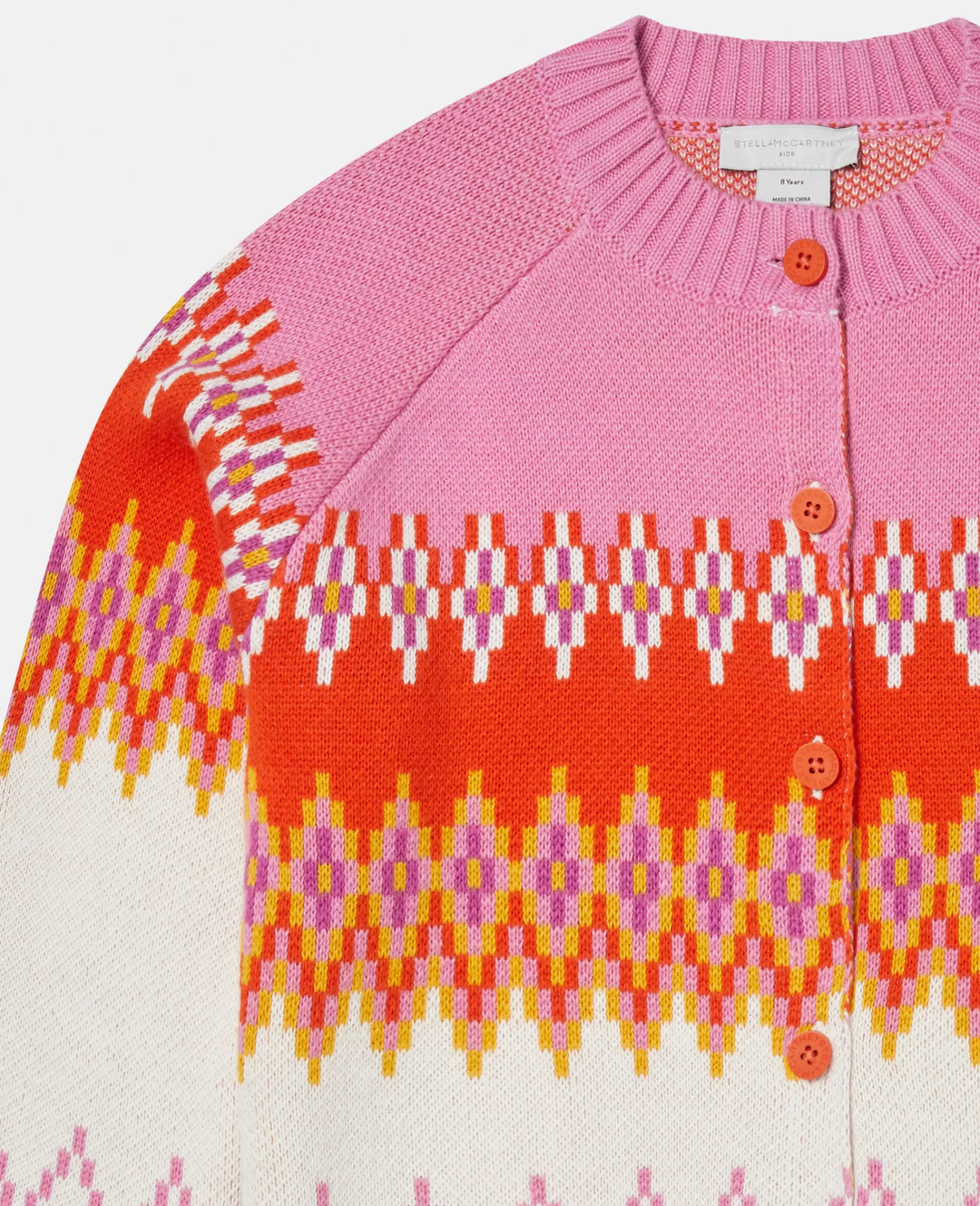 Bambini Stella McCartney Pullover E Cardigan>Cardigan Fair Isle Tulipano