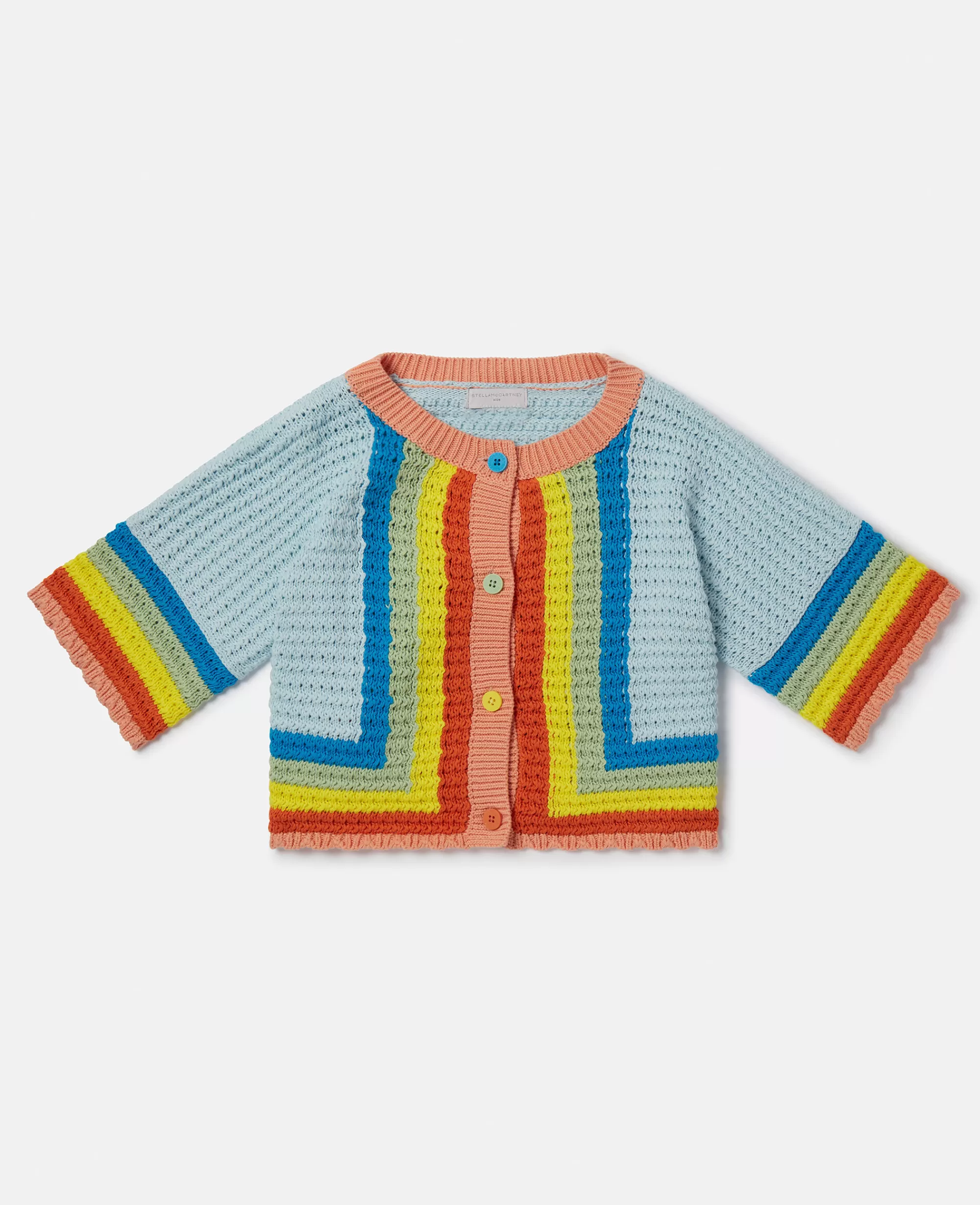 Bambini Stella McCartney Pullover E Cardigan>Cardigan Patchwork Arcobaleno