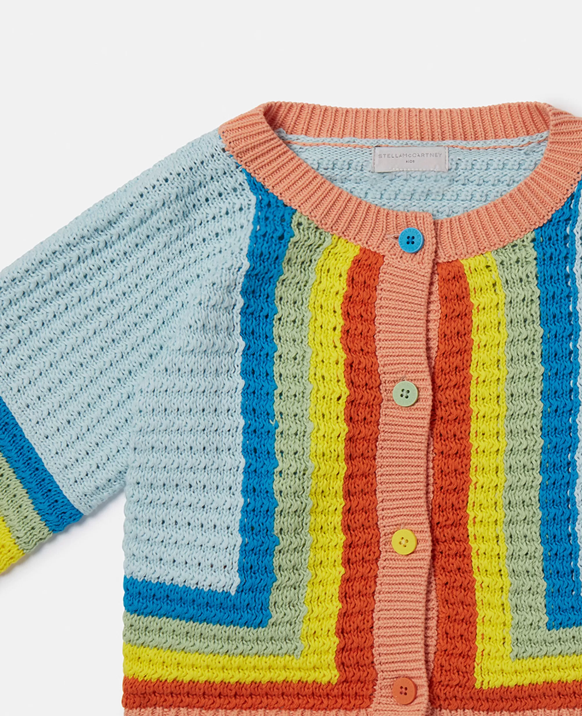 Bambini Stella McCartney Pullover E Cardigan>Cardigan Patchwork Arcobaleno