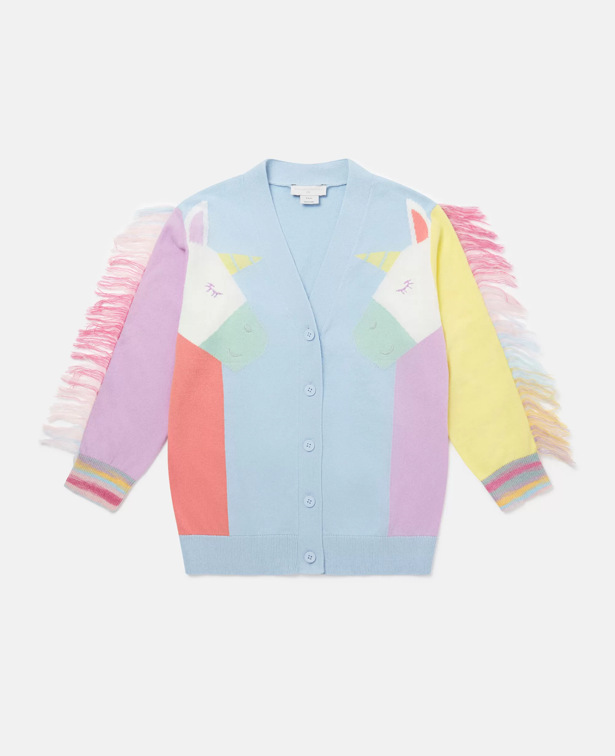 Bambini Stella McCartney Pullover E Cardigan>Cardigan Unicorno Arcobaleno