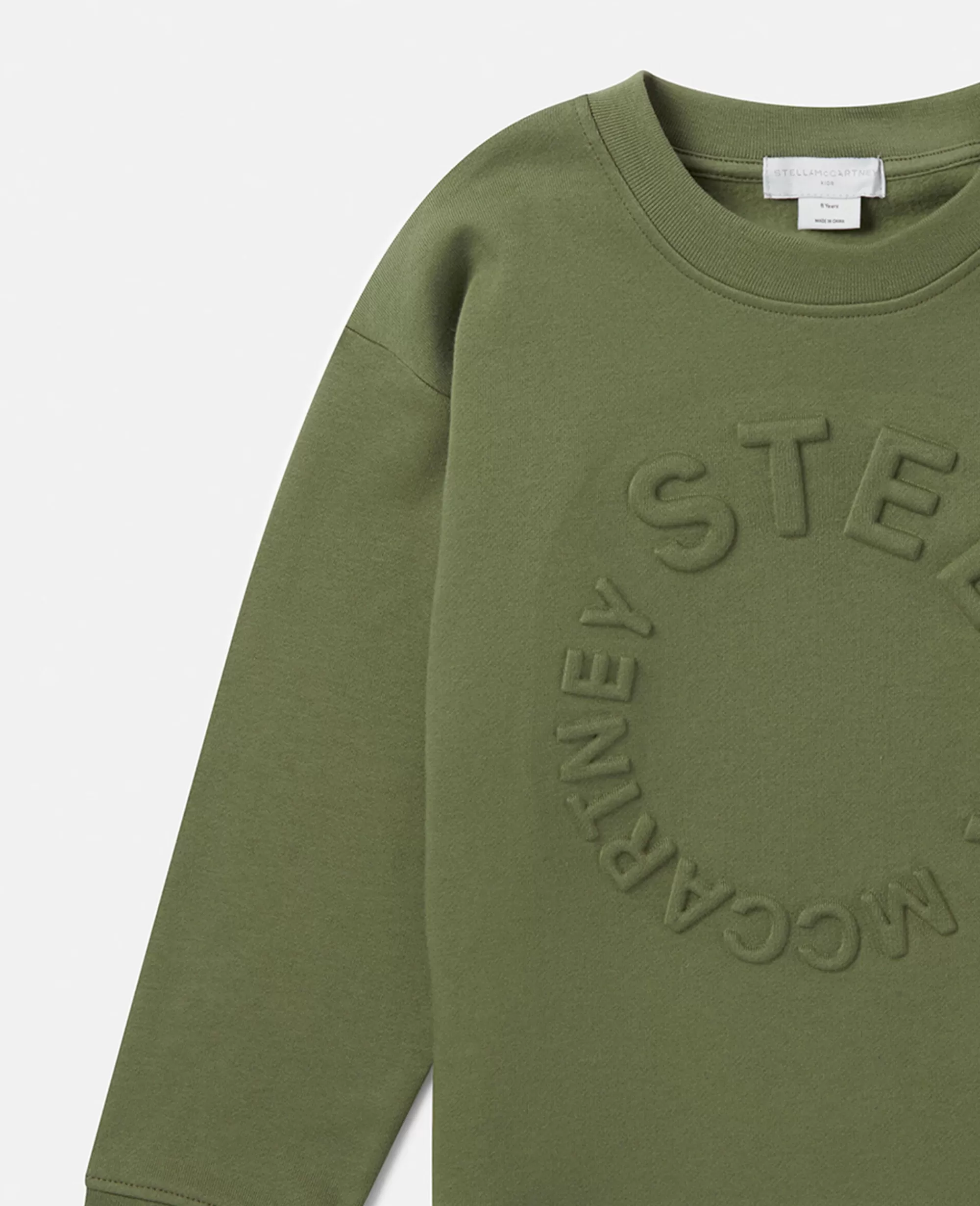 Bambini Stella McCartney Pullover E Cardigan>Circular Logo Embroidery Sweatshirt