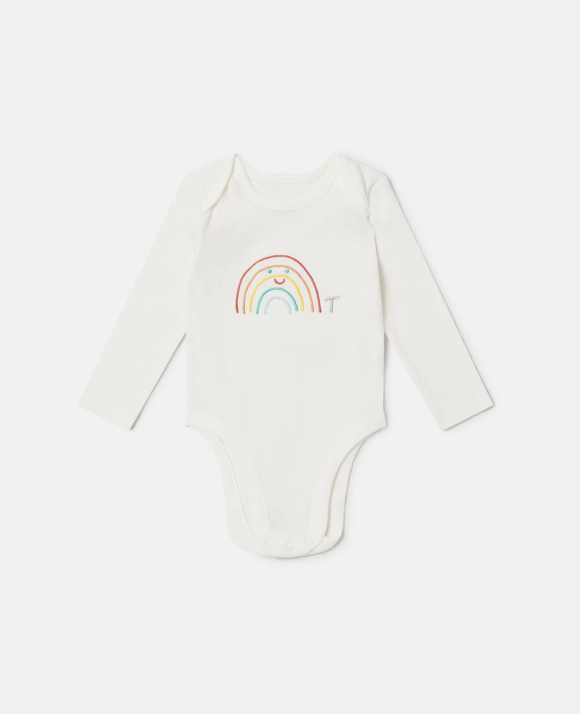 Bambini Stella McCartney Bimbo>Confezione Da 7 Body Con Ricamo Meteo