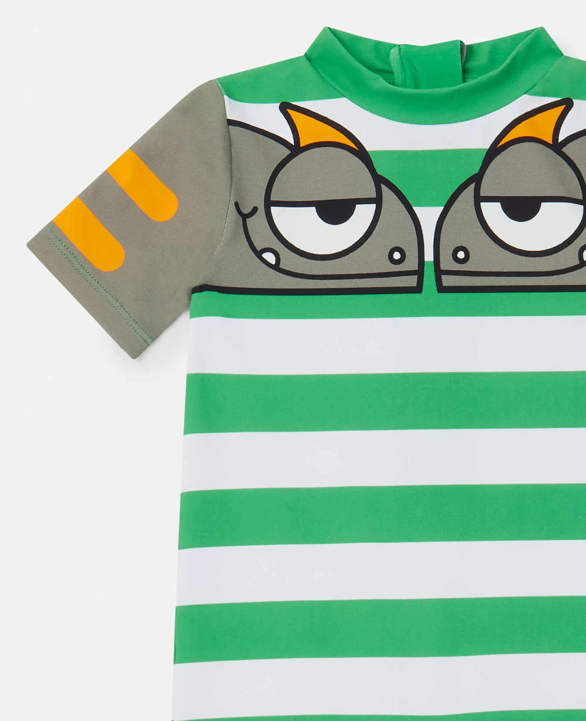 Bambini Stella McCartney Bimbo>Costume Da Bagno A Righe Due Gechi