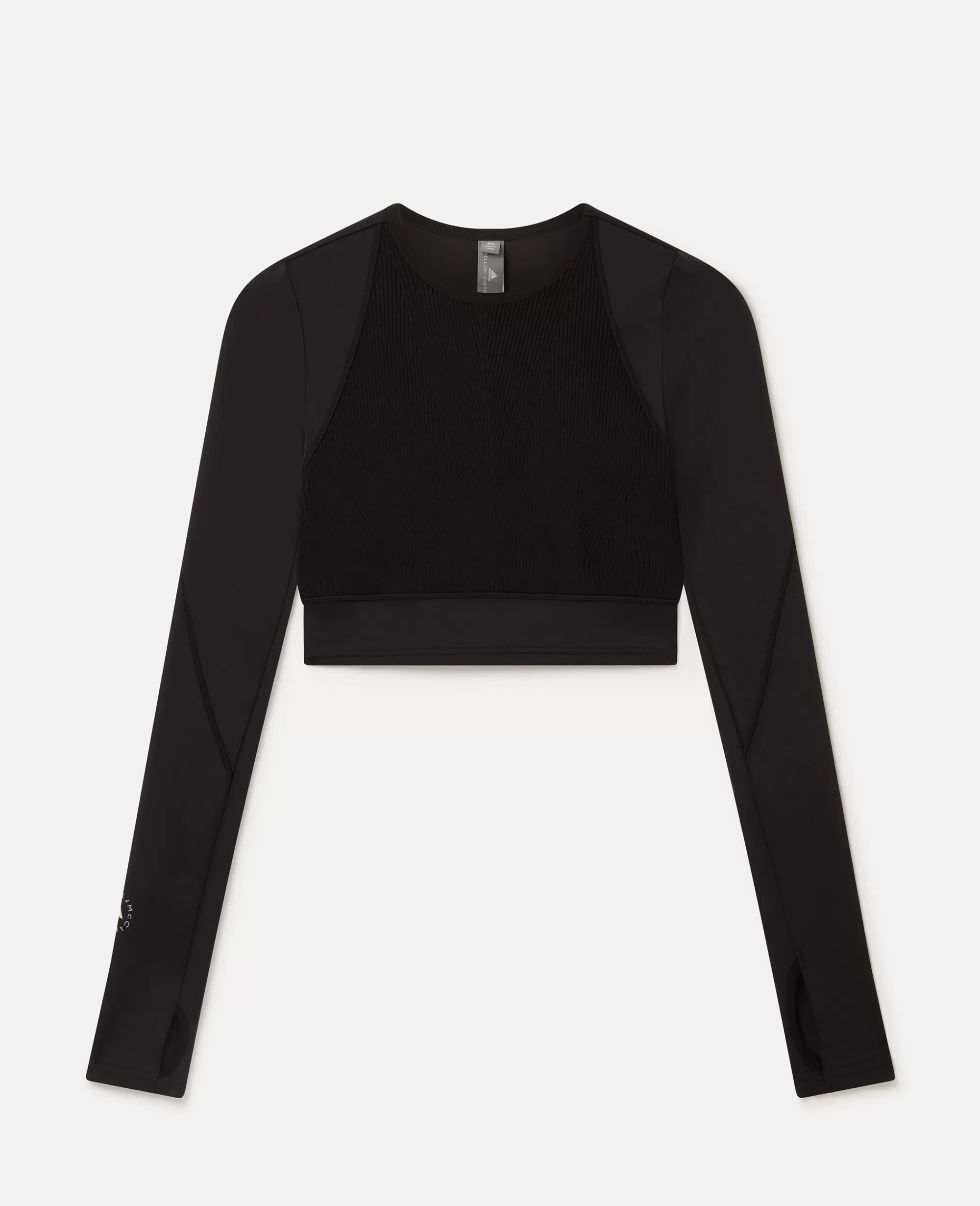 Unisex Stella McCartney Top>Crop Top A Maniche Lunghe Senza Cuciture Truestrength