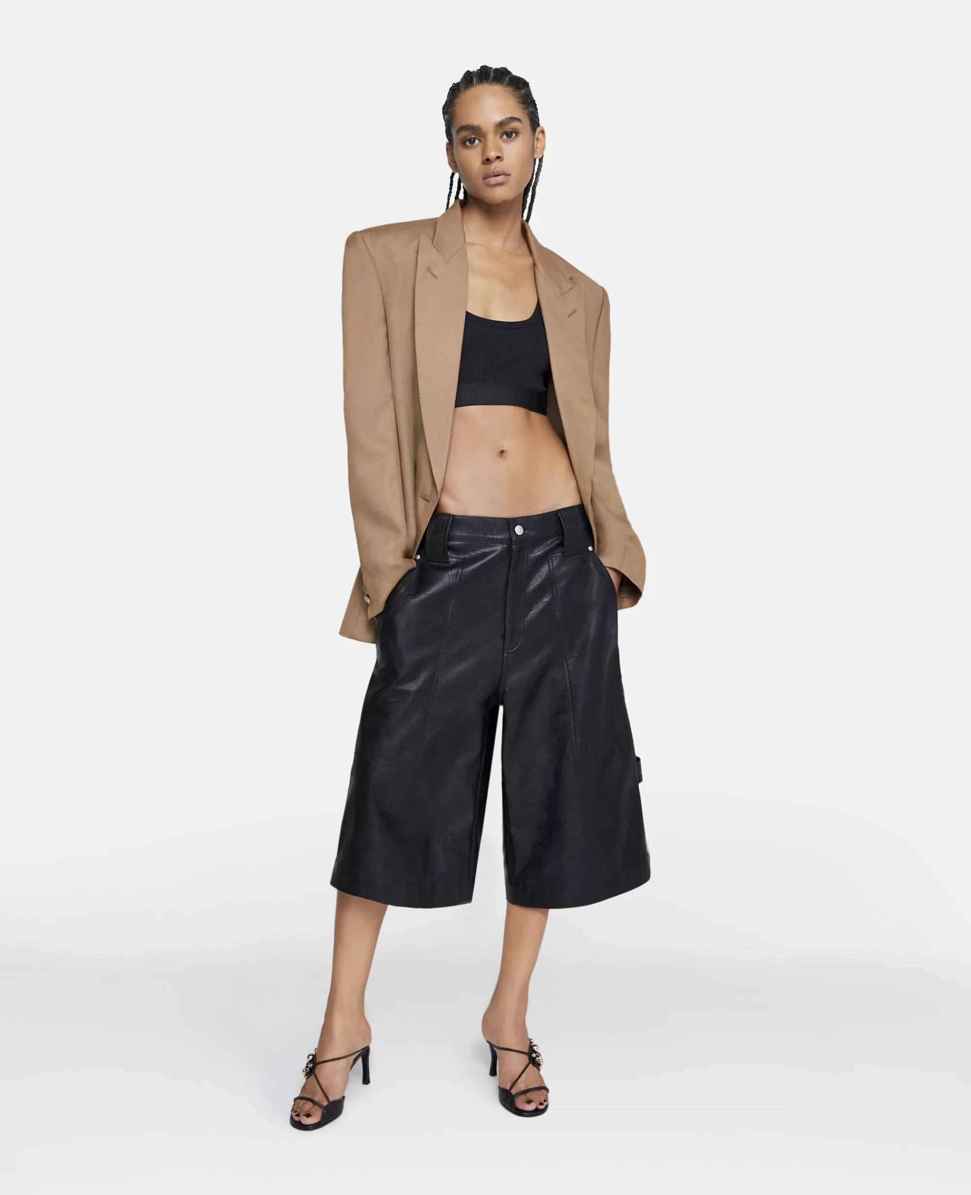 Donna Stella McCartney Camicie E Top>Crop Top Con Nastro Swave