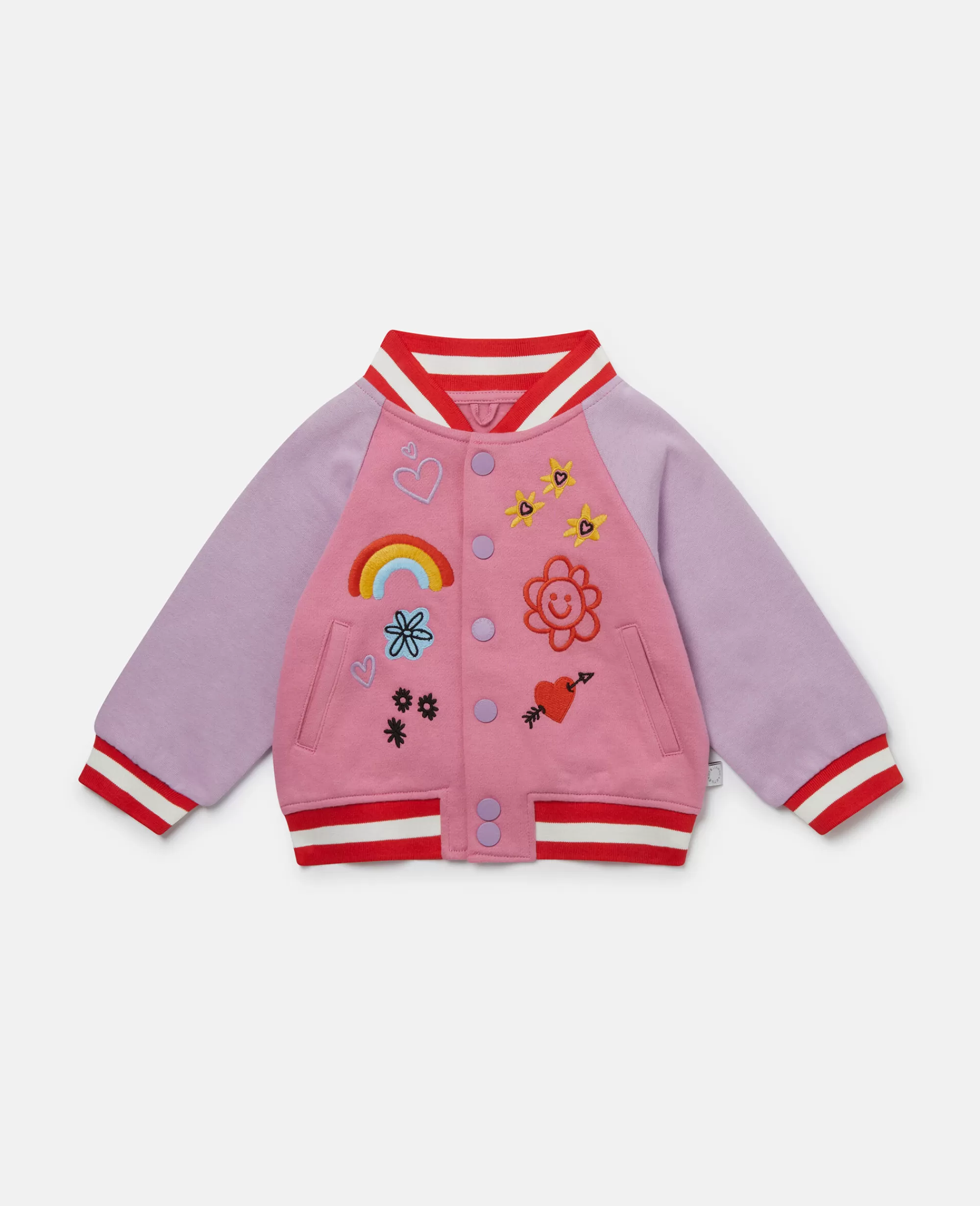 Bambini Stella McCartney Capispalla>Daydreamer Embroidery Bomber Jacket