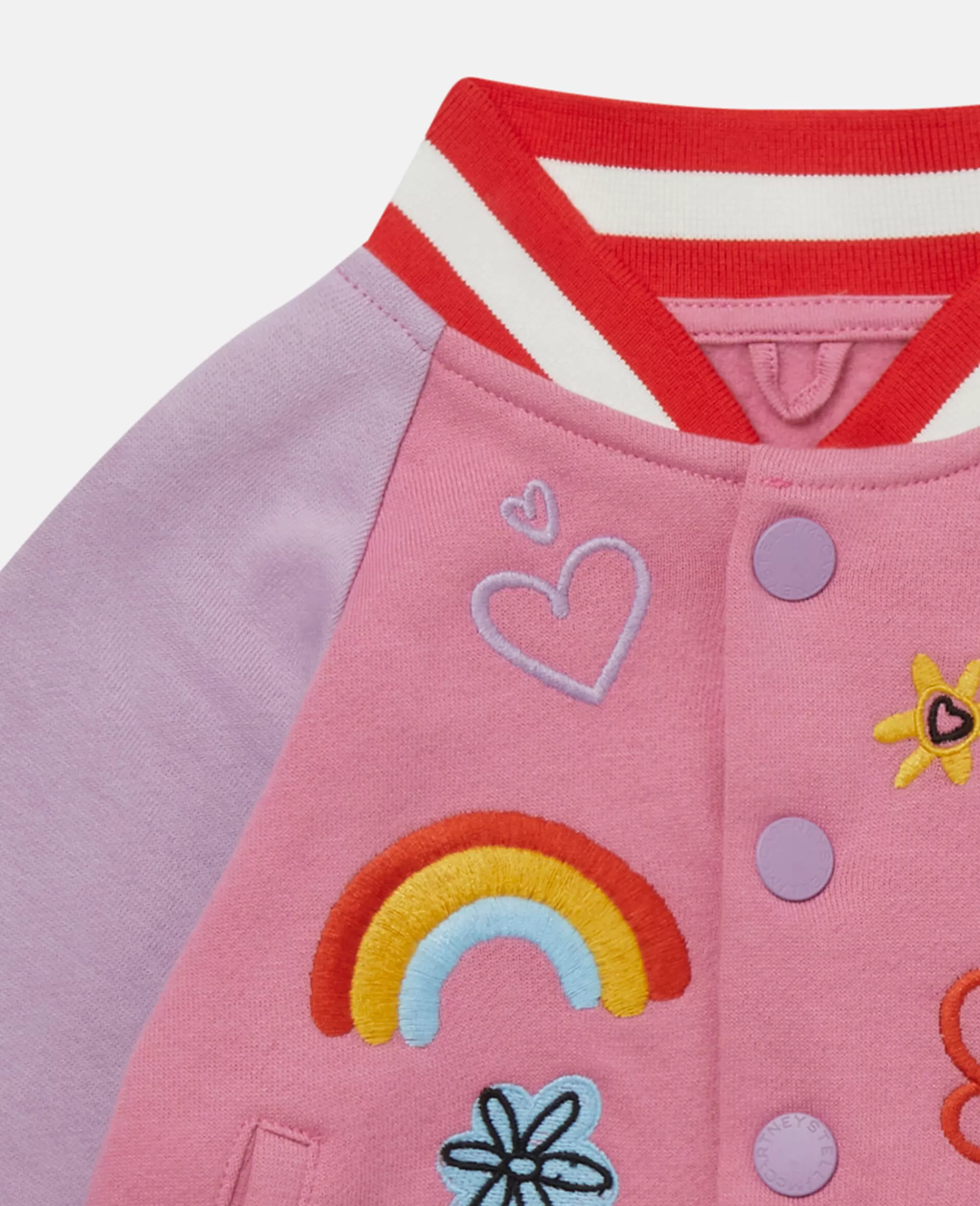 Bambini Stella McCartney Capispalla>Daydreamer Embroidery Bomber Jacket