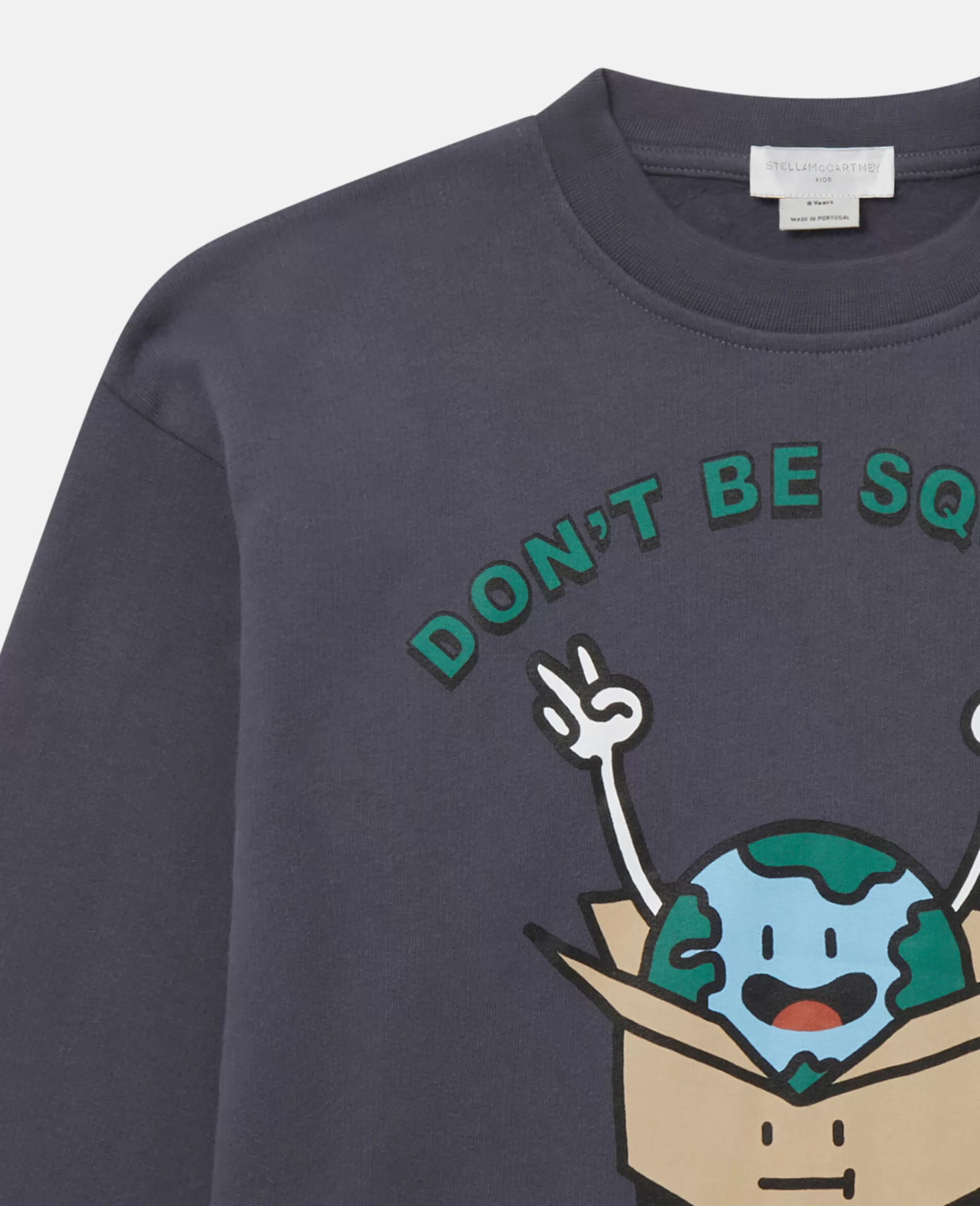 Bambini Stella McCartney Pullover E Cardigan>Don'T Be Square' Slogan Sweatshirt