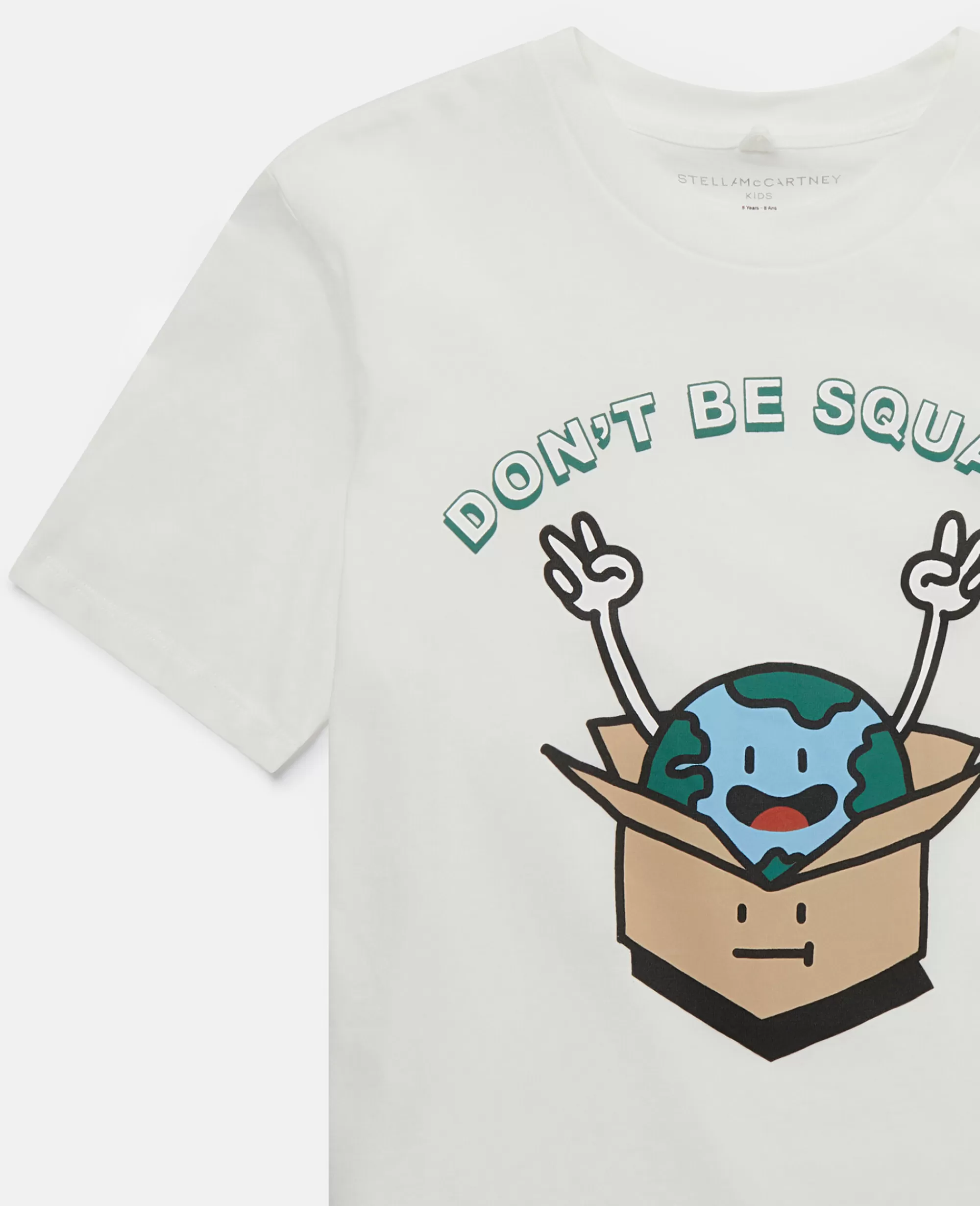 Bambini Stella McCartney T-Shirt>Don'T Be Square' Slogan T-Shirt