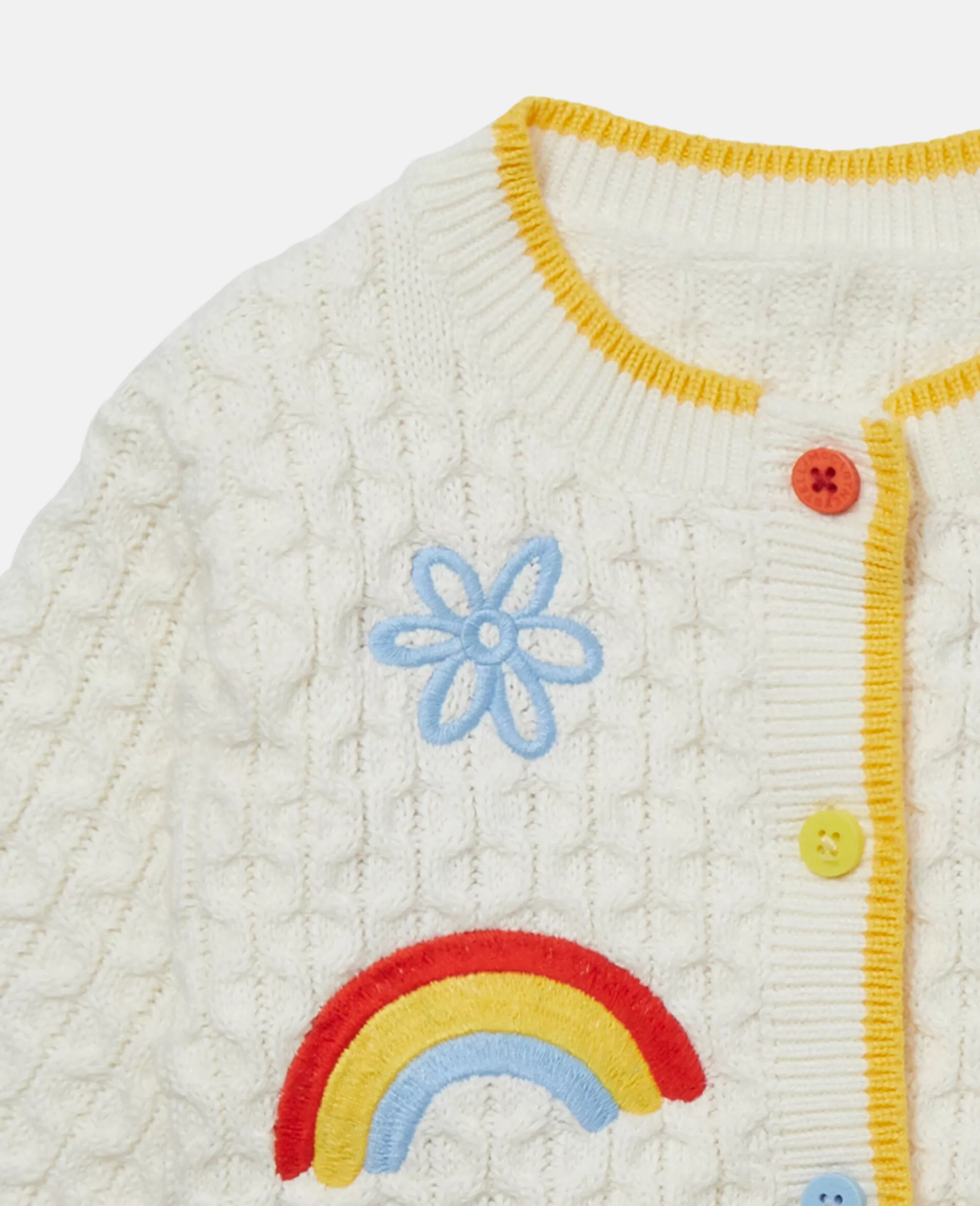 Bambini Stella McCartney Bimba>Doodle Embroidery Cardigan