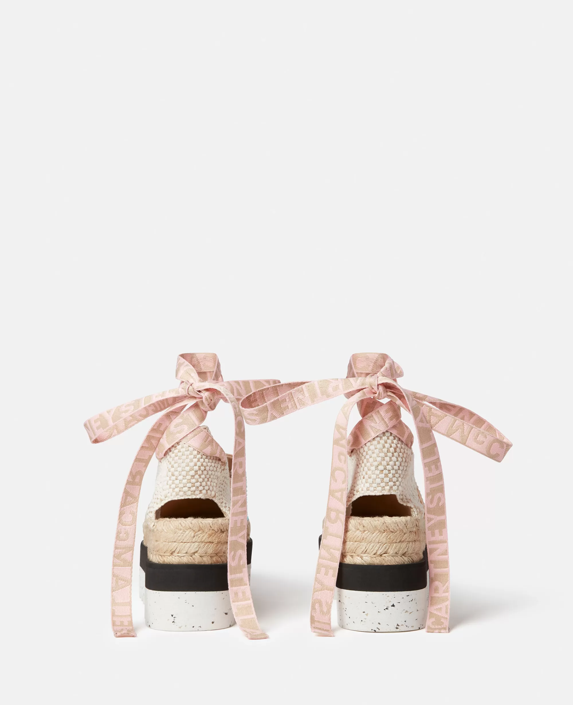 Donna Stella McCartney Espadrilles>Espadrillas Con Zeppa E Cristalli Gaia