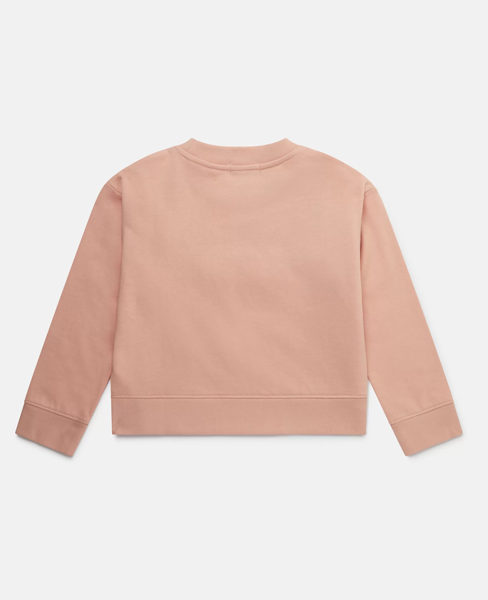 Bambini Stella McCartney T-Shirt>Felpa Accollata Con Ricamo Ghianda