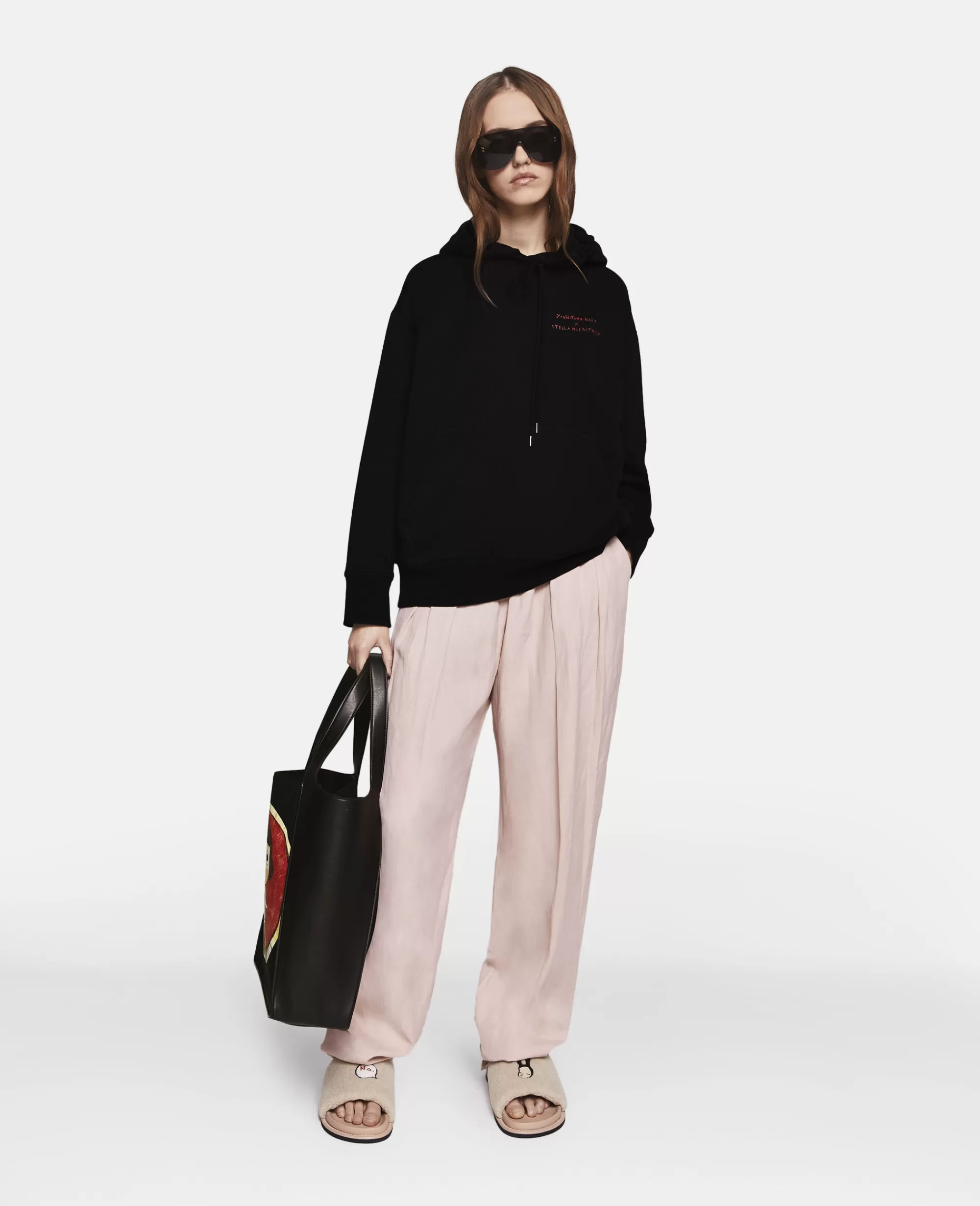 Unisex Stella McCartney Felpe>Felpa Con Cappuccio Con Stampa Twins Ii