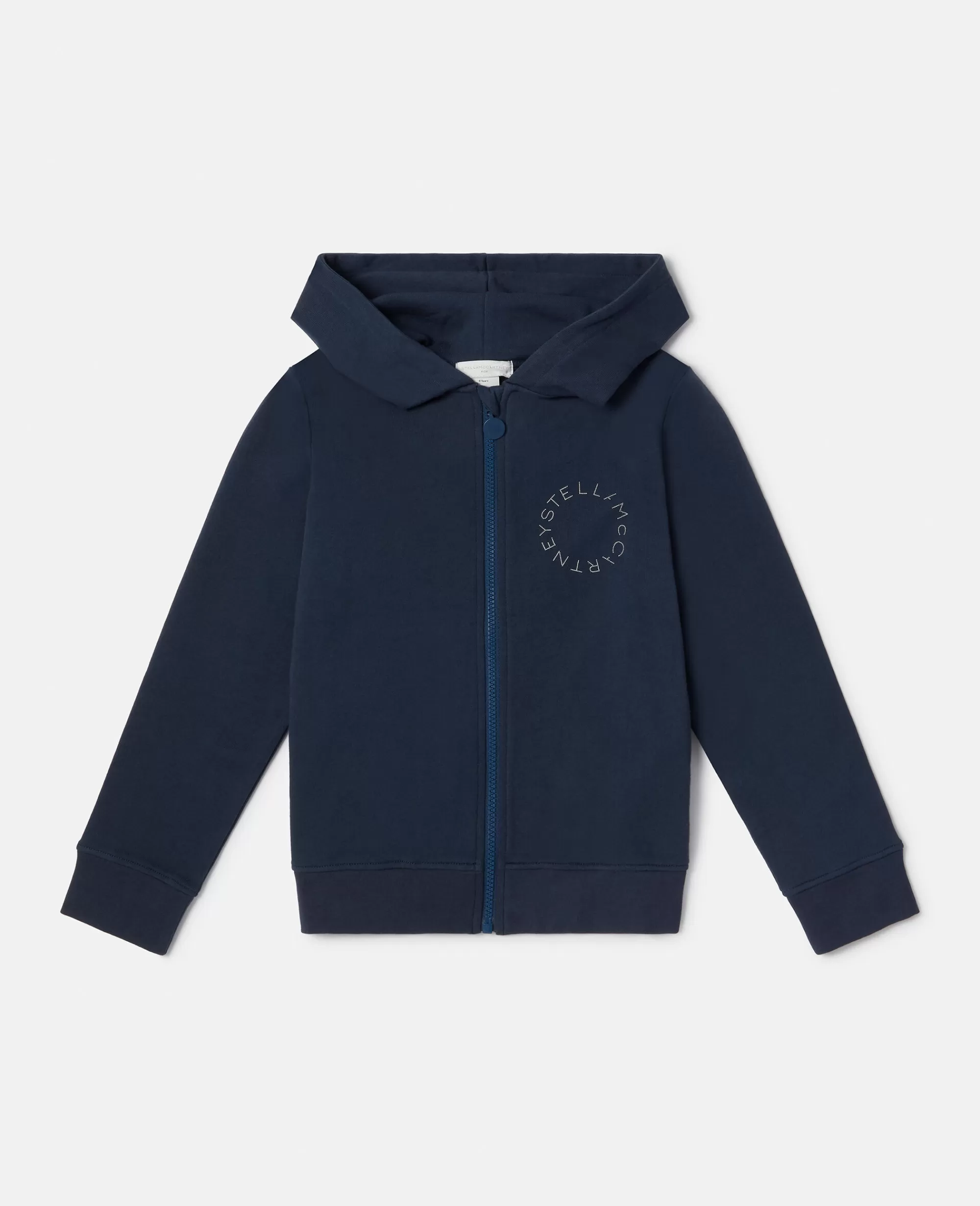 Bambini Stella McCartney Pullover E Cardigan>Felpa Con Cappuccio E Zip Con Logo Stella