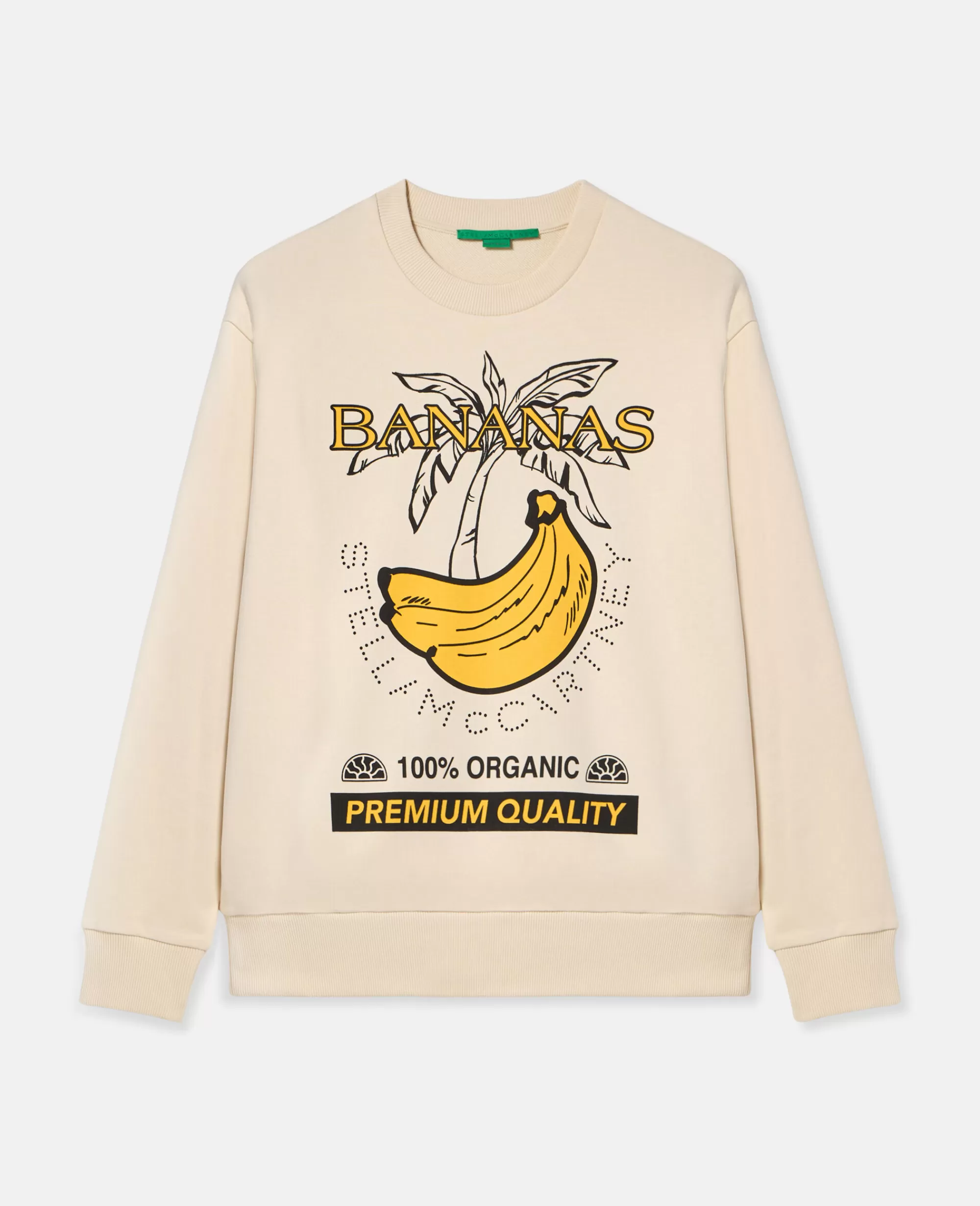 Donna Stella McCartney T-Shirt E Felpe>Felpa Con Cappuccio Grafica Bananas