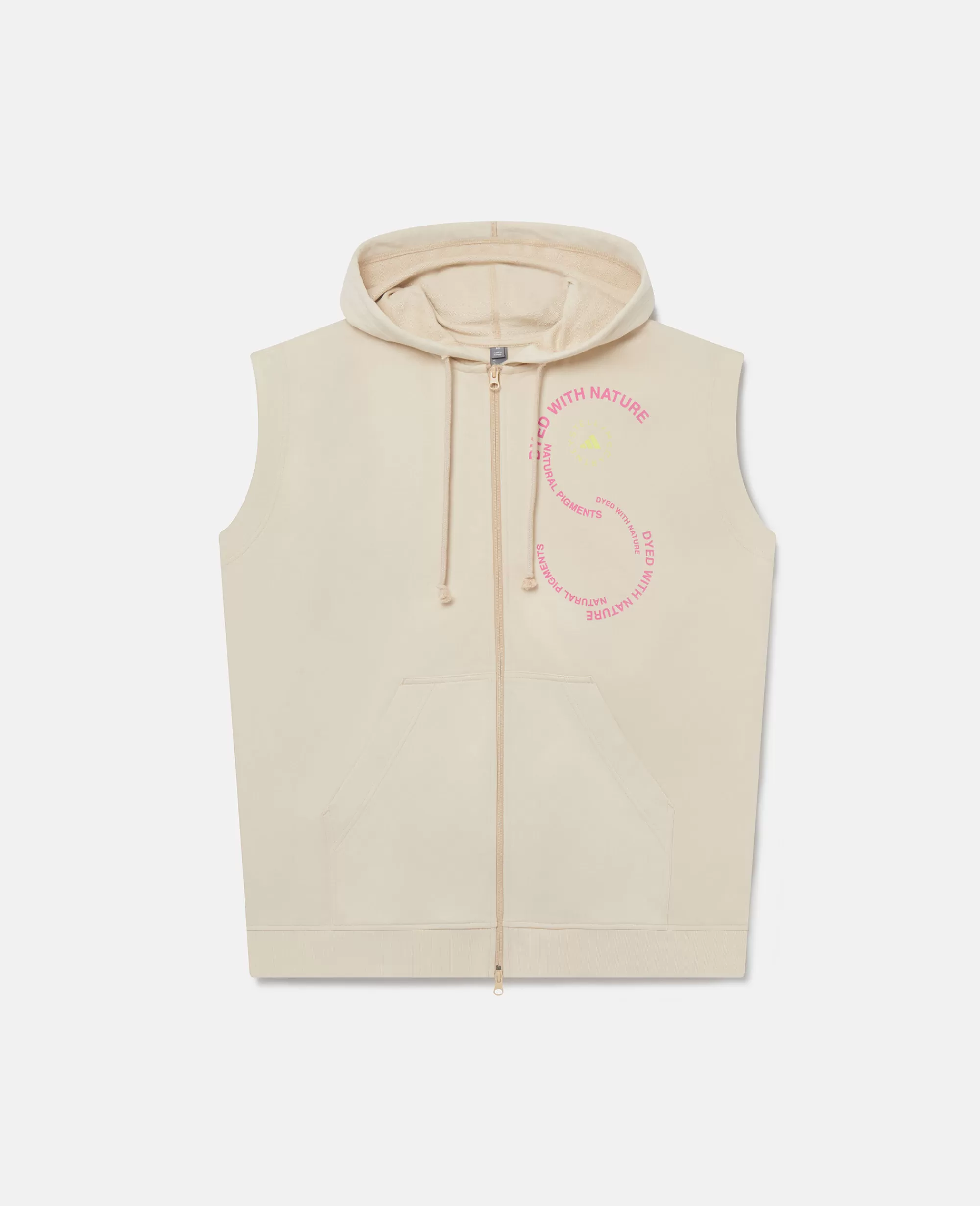 Unisex Stella McCartney Top>Felpa Con Cappuccio Senza Maniche Unitefit Con Stampa S Values