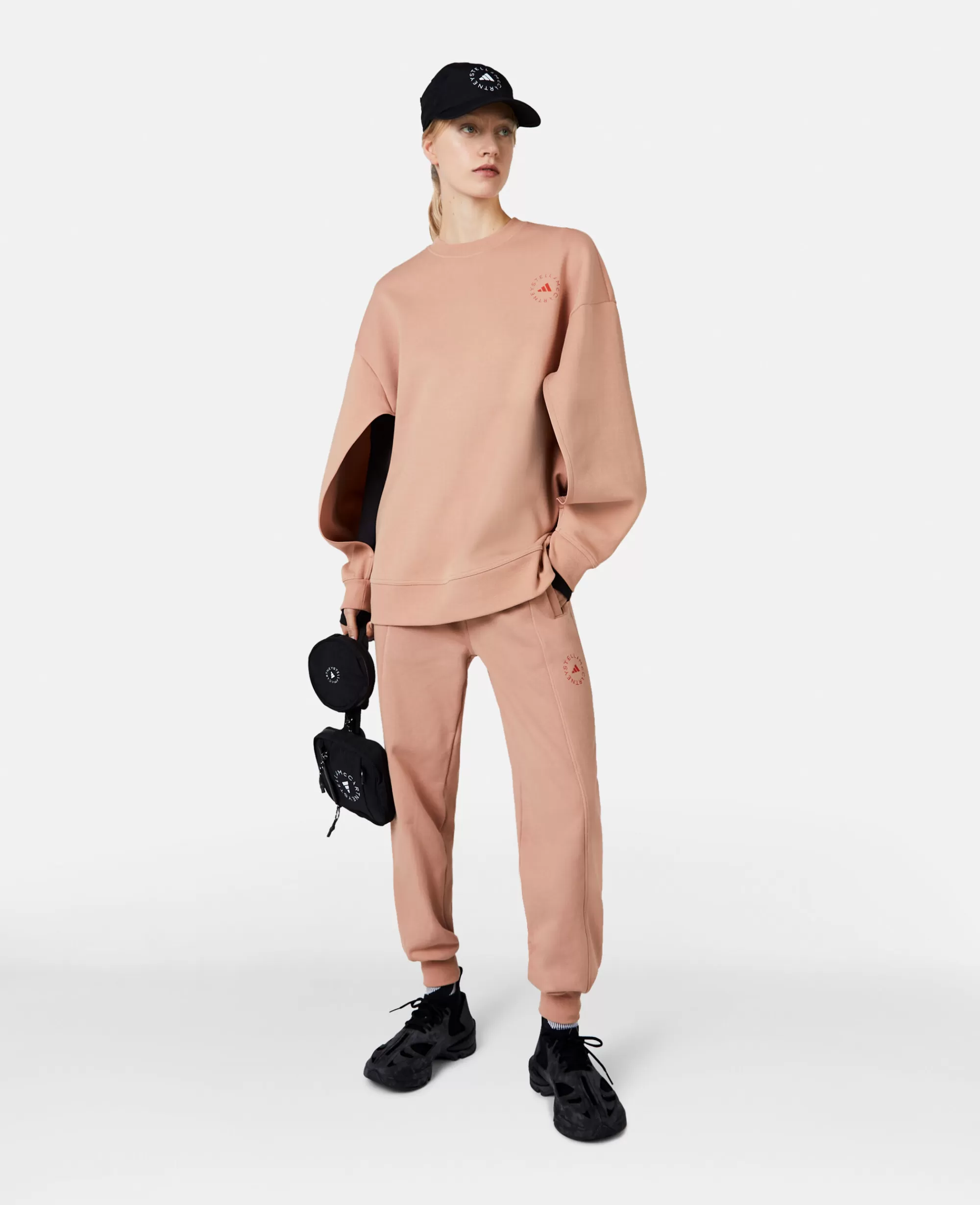 Unisex Stella McCartney Top>Felpa Con Cut-Out Sulle Maniche Truepurpose