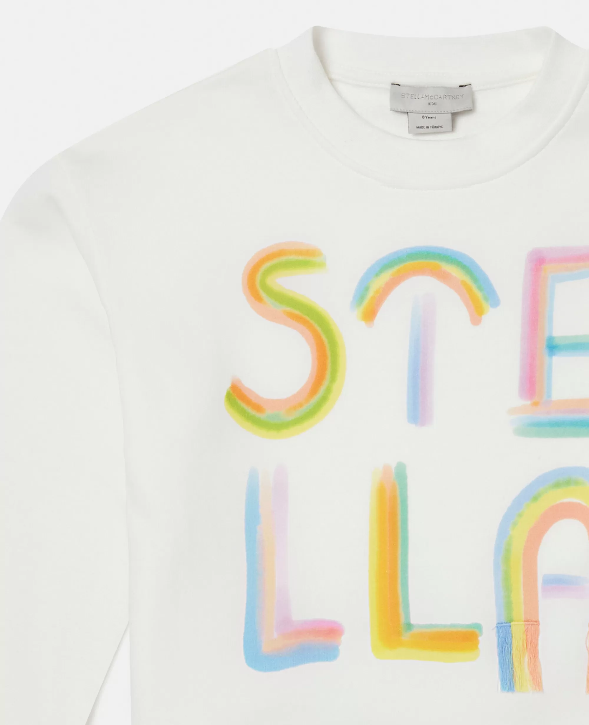 Bambini Stella McCartney T-Shirt>Felpa Con Logo Stella Arcobaleno