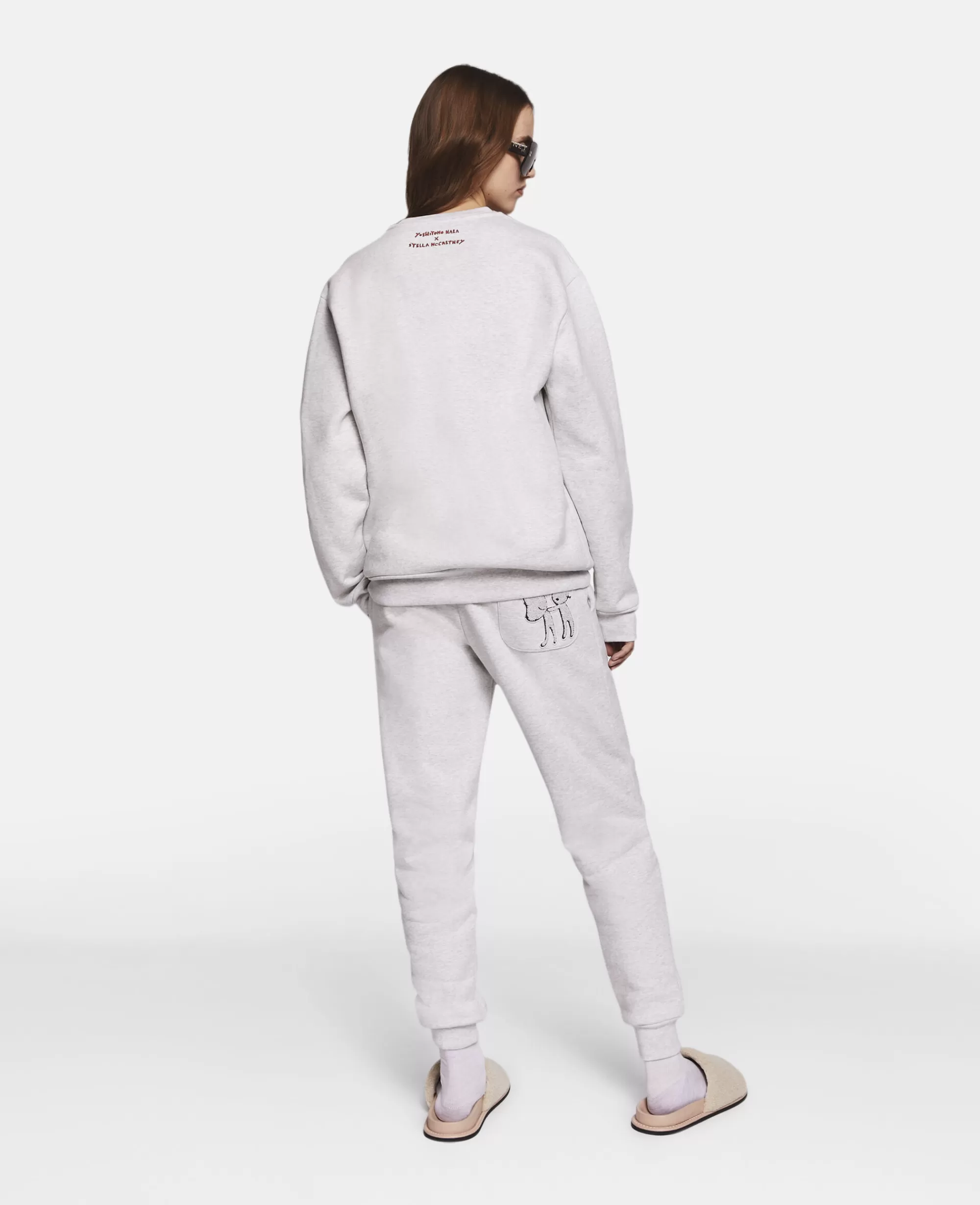 Unisex Stella McCartney Felpe>Felpa Con Ricamo Untitled Bunny Girl