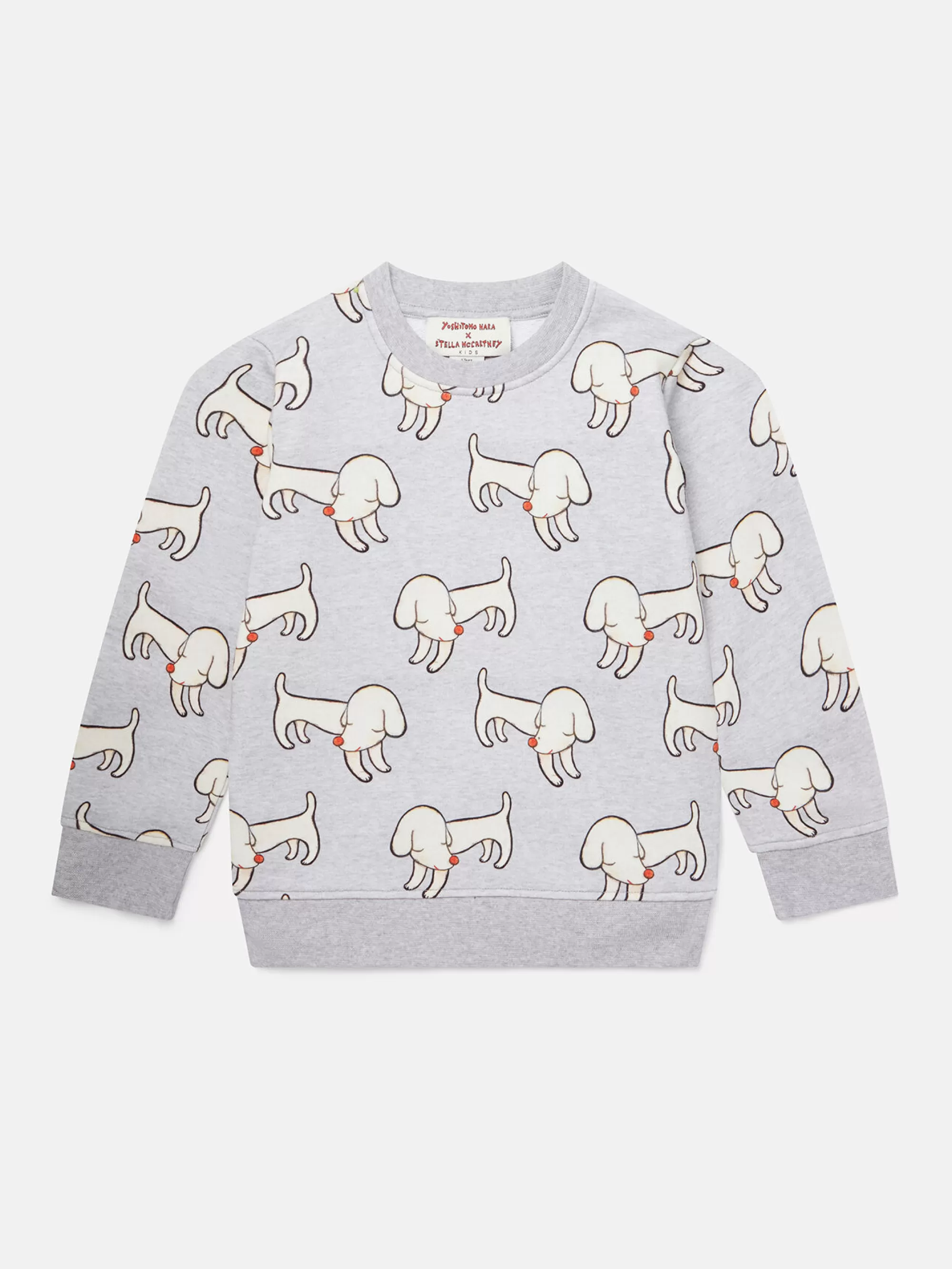 Bambini Stella McCartney T-Shirt>Felpa Con Stampa Lonesome Puppy