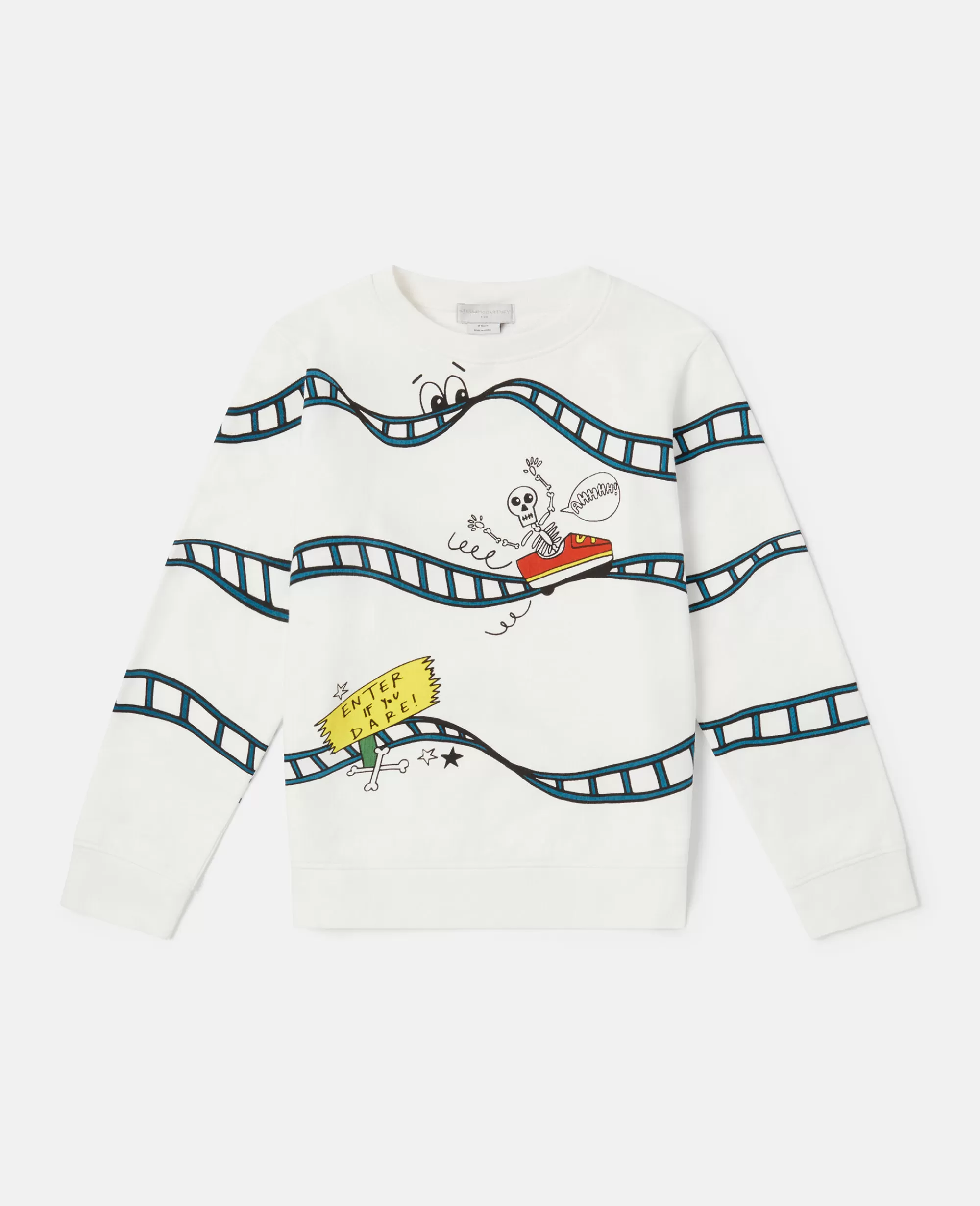 Bambini Stella McCartney Pullover E Cardigan>Felpa Con Stampa Ottovolante