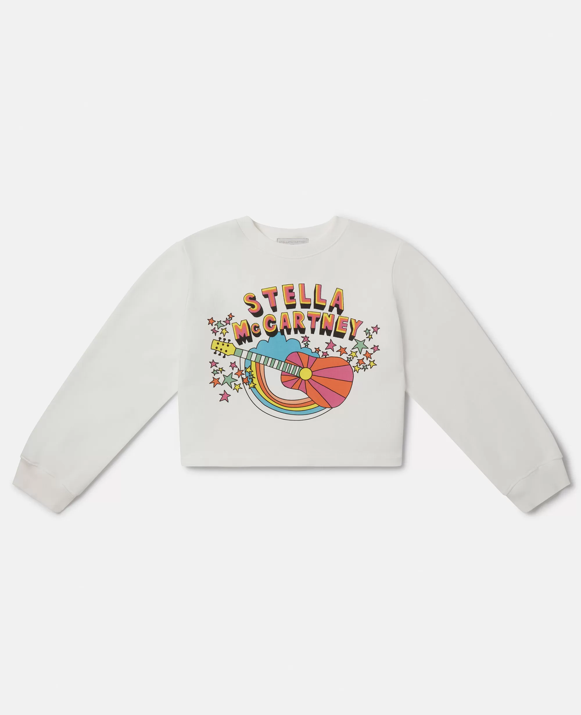 Bambini Stella McCartney T-Shirt>Felpa Corta Con Stampa Stella Festival