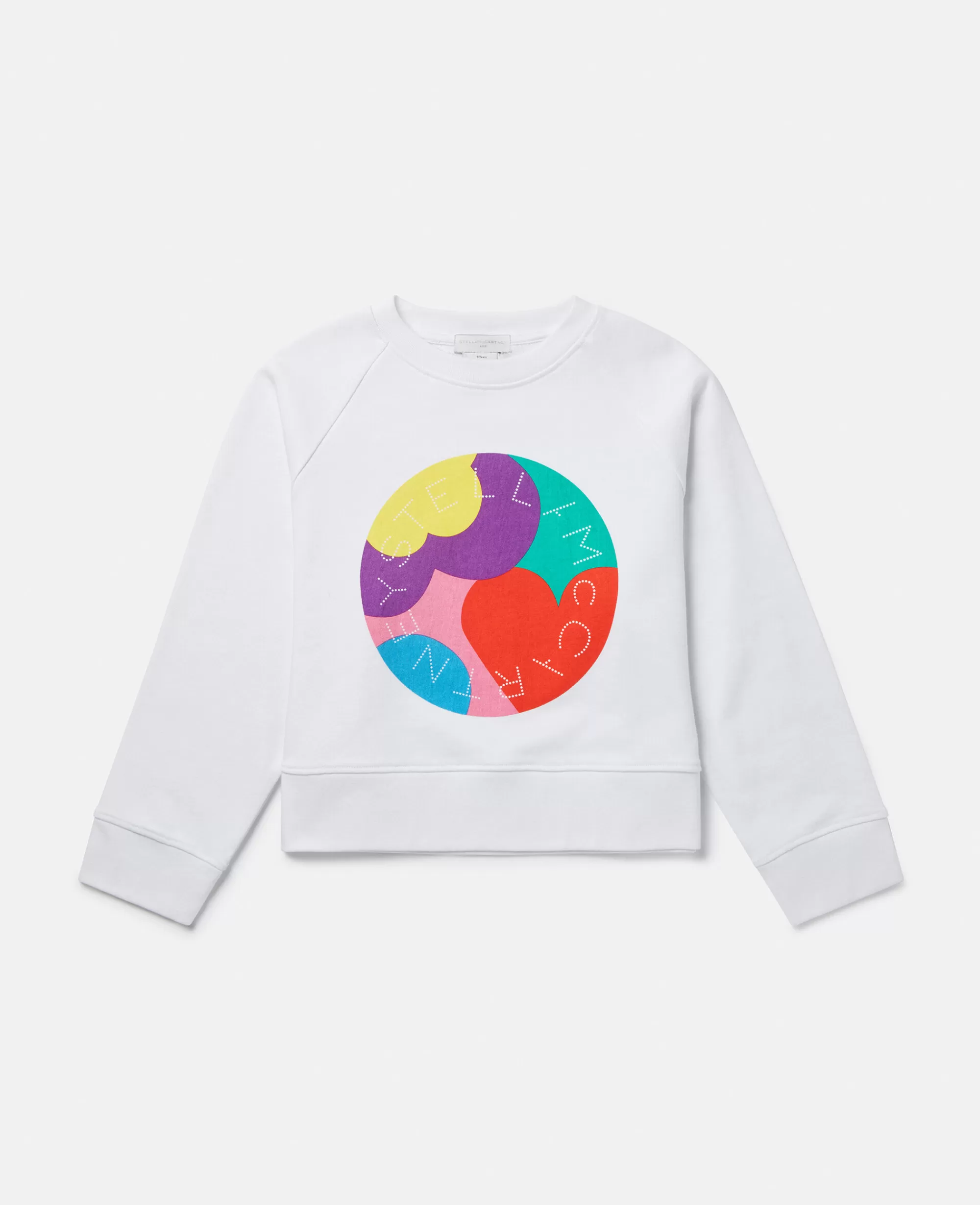 Bambini Stella McCartney T-Shirt>Felpa Grafica Love Logo Stella