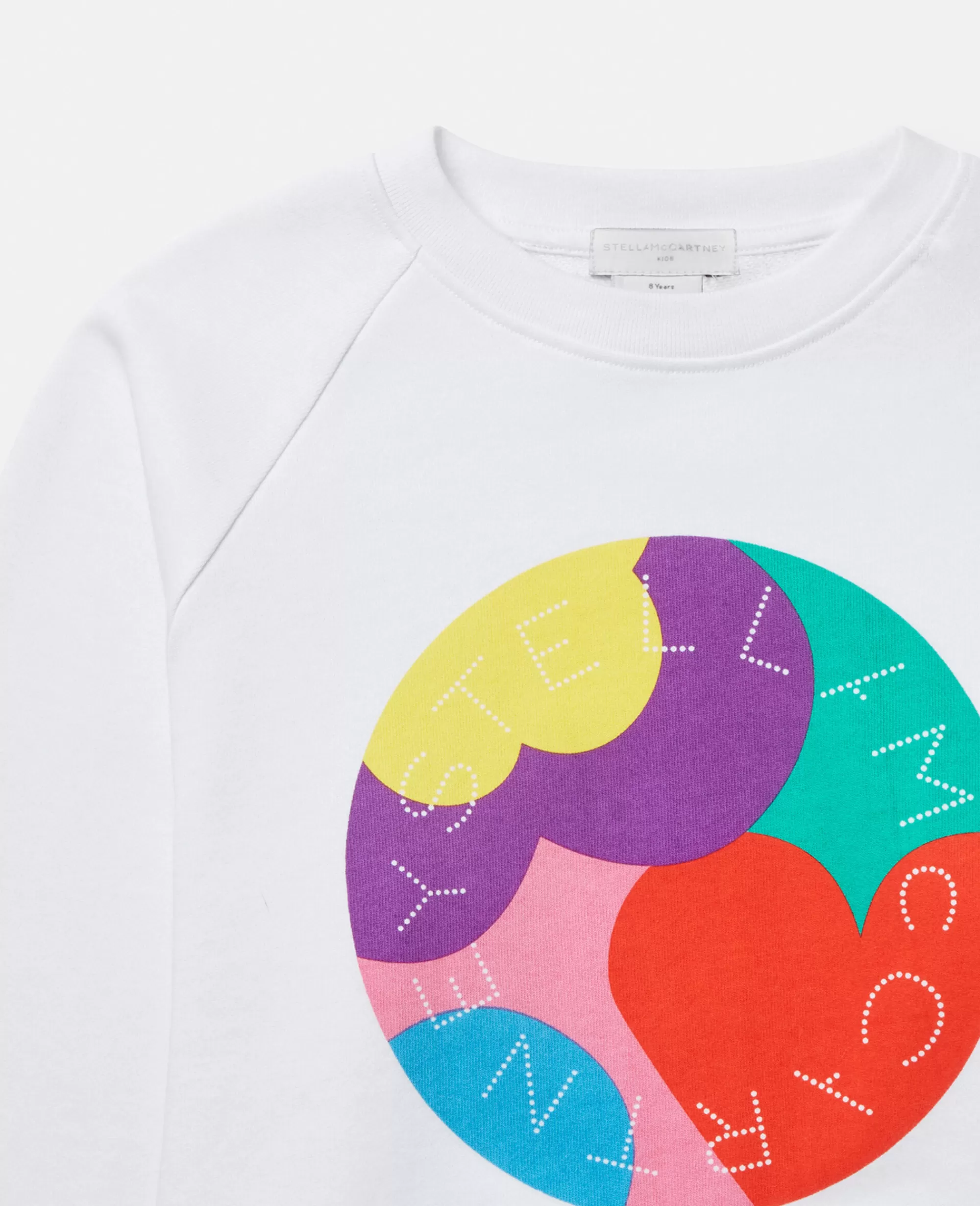 Bambini Stella McCartney T-Shirt>Felpa Grafica Love Logo Stella