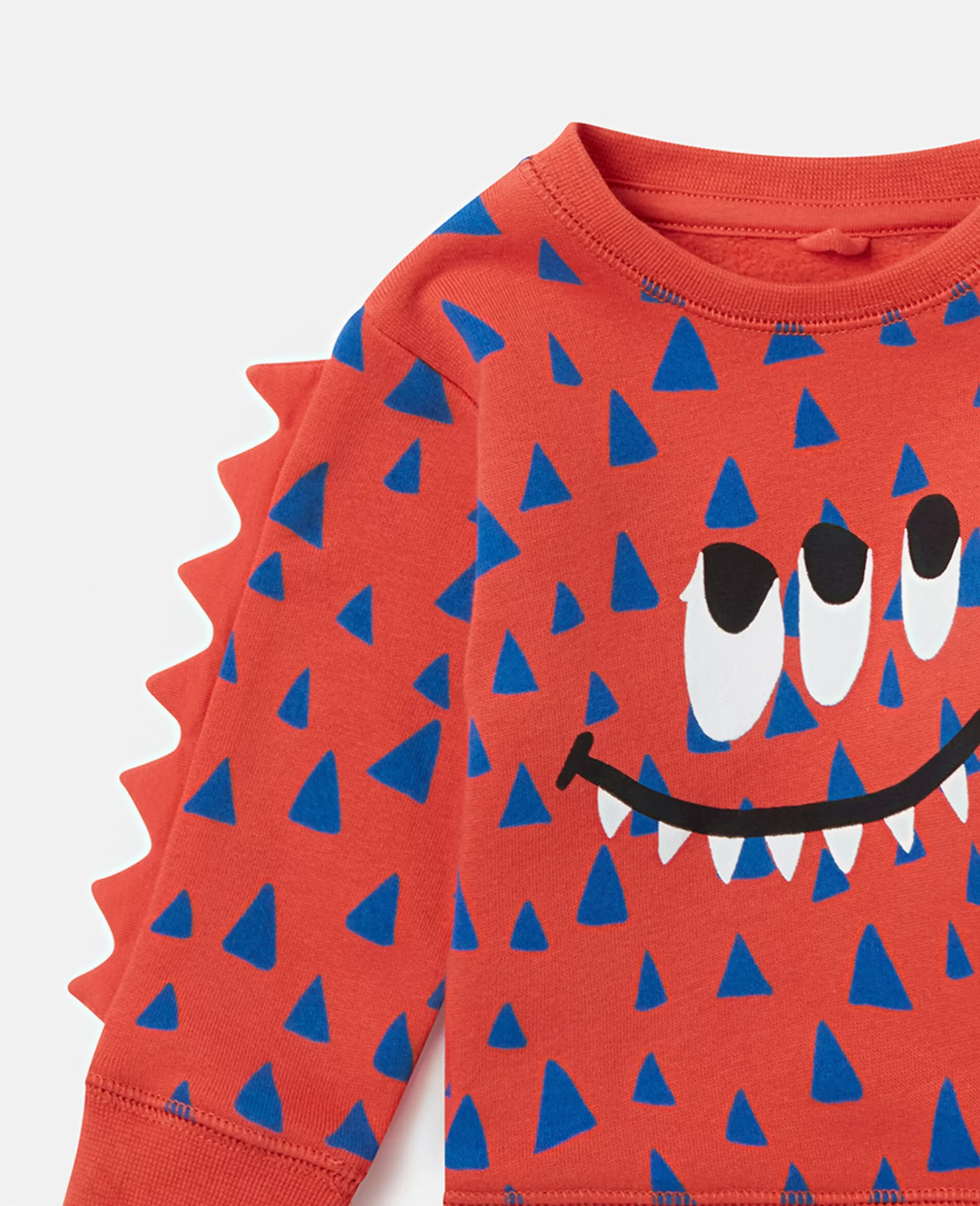 Bambini Stella McCartney T-Shirt>Felpa Mostro Sorridente