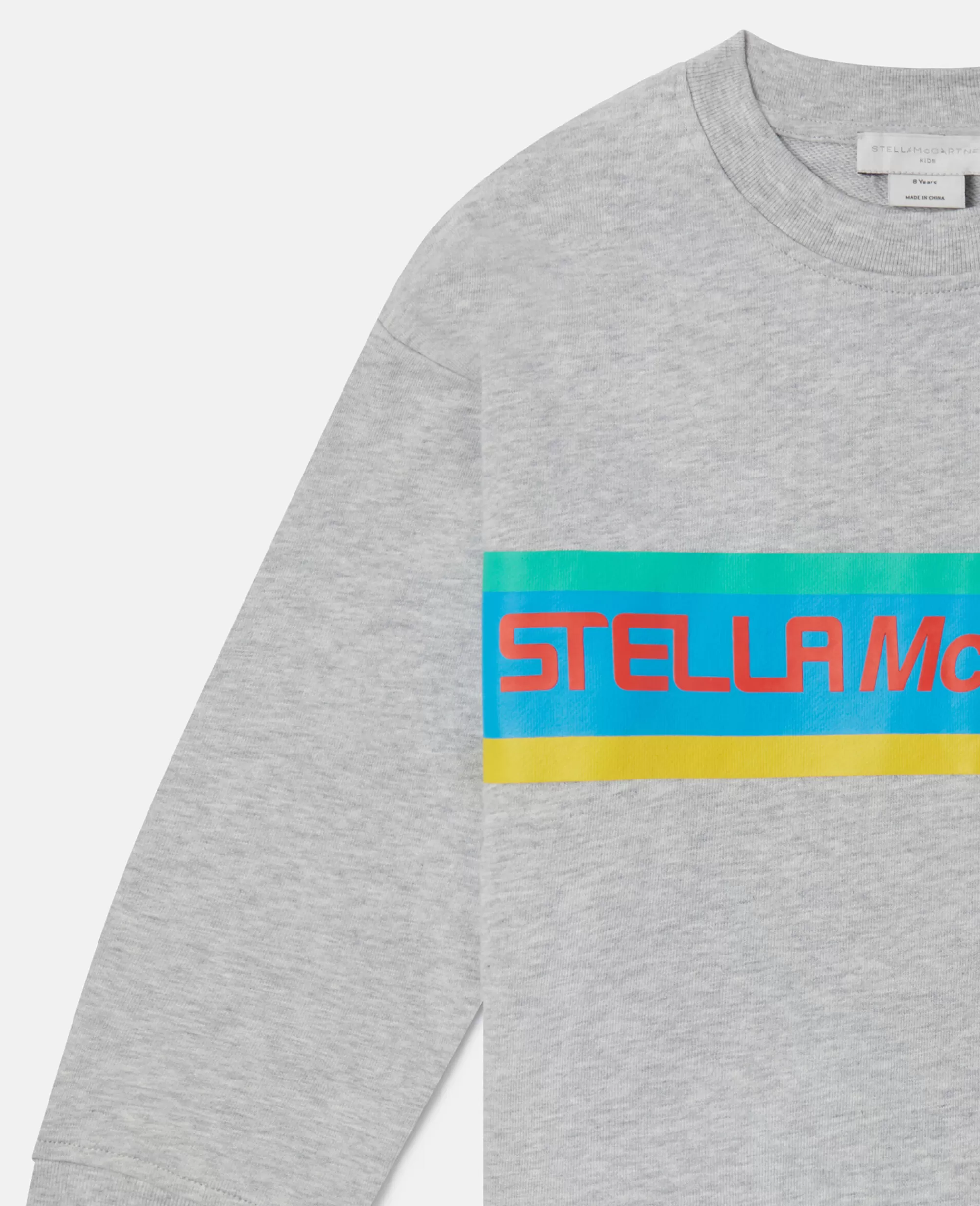 Bambini Stella McCartney Pullover E Cardigan>Felpa Oversize Active Con Logo Stella