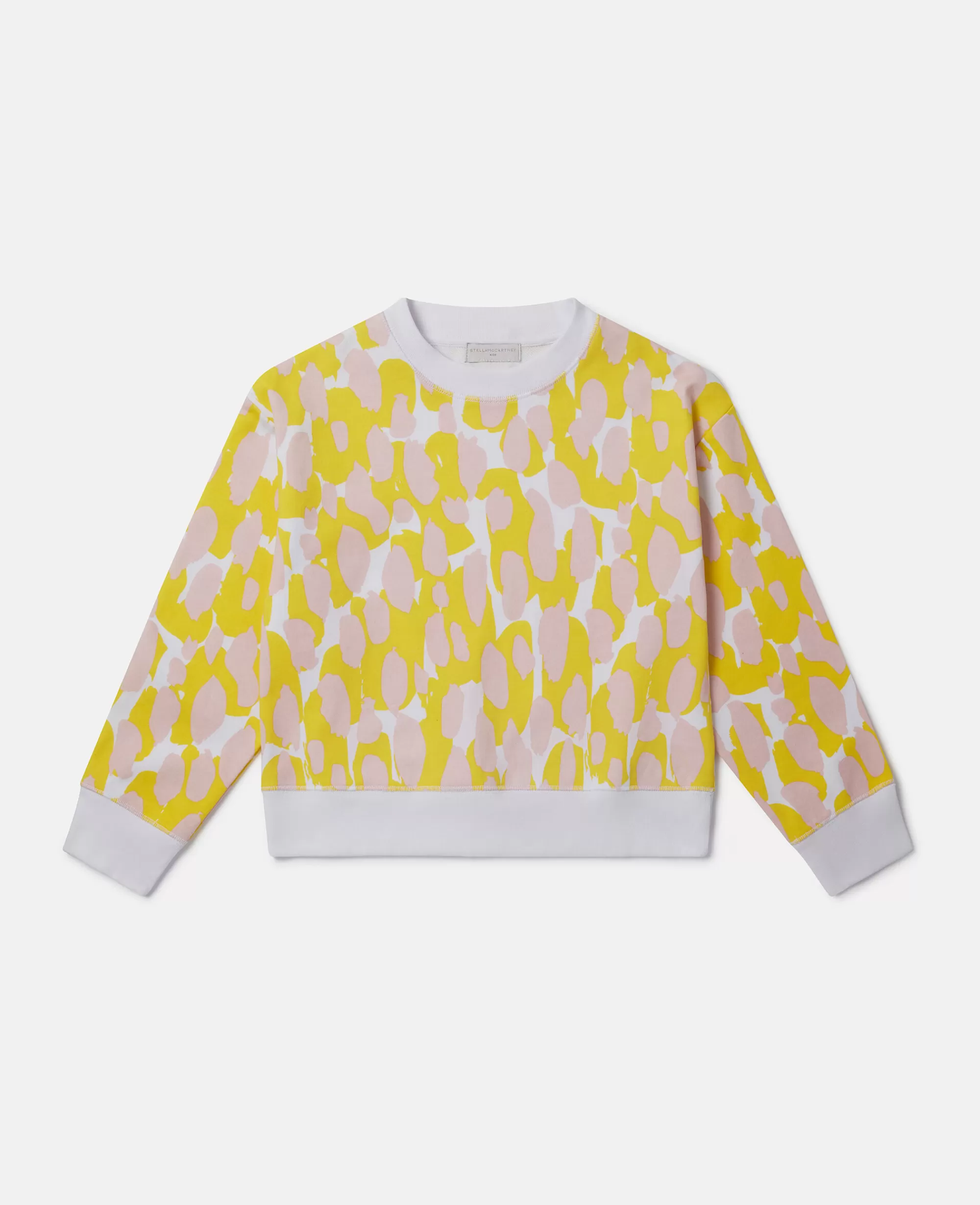 Bambini Stella McCartney T-Shirt>Felpa Oversize Con Stampa Camouflage