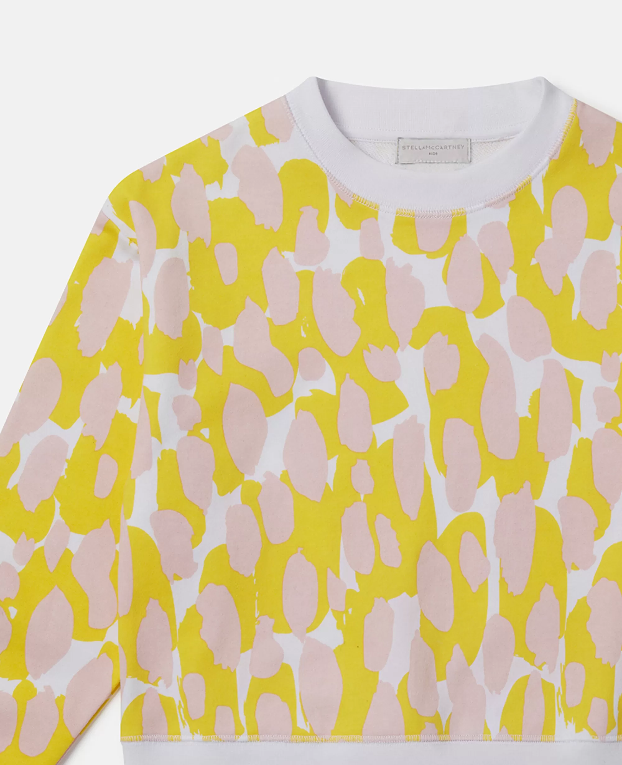 Bambini Stella McCartney T-Shirt>Felpa Oversize Con Stampa Camouflage