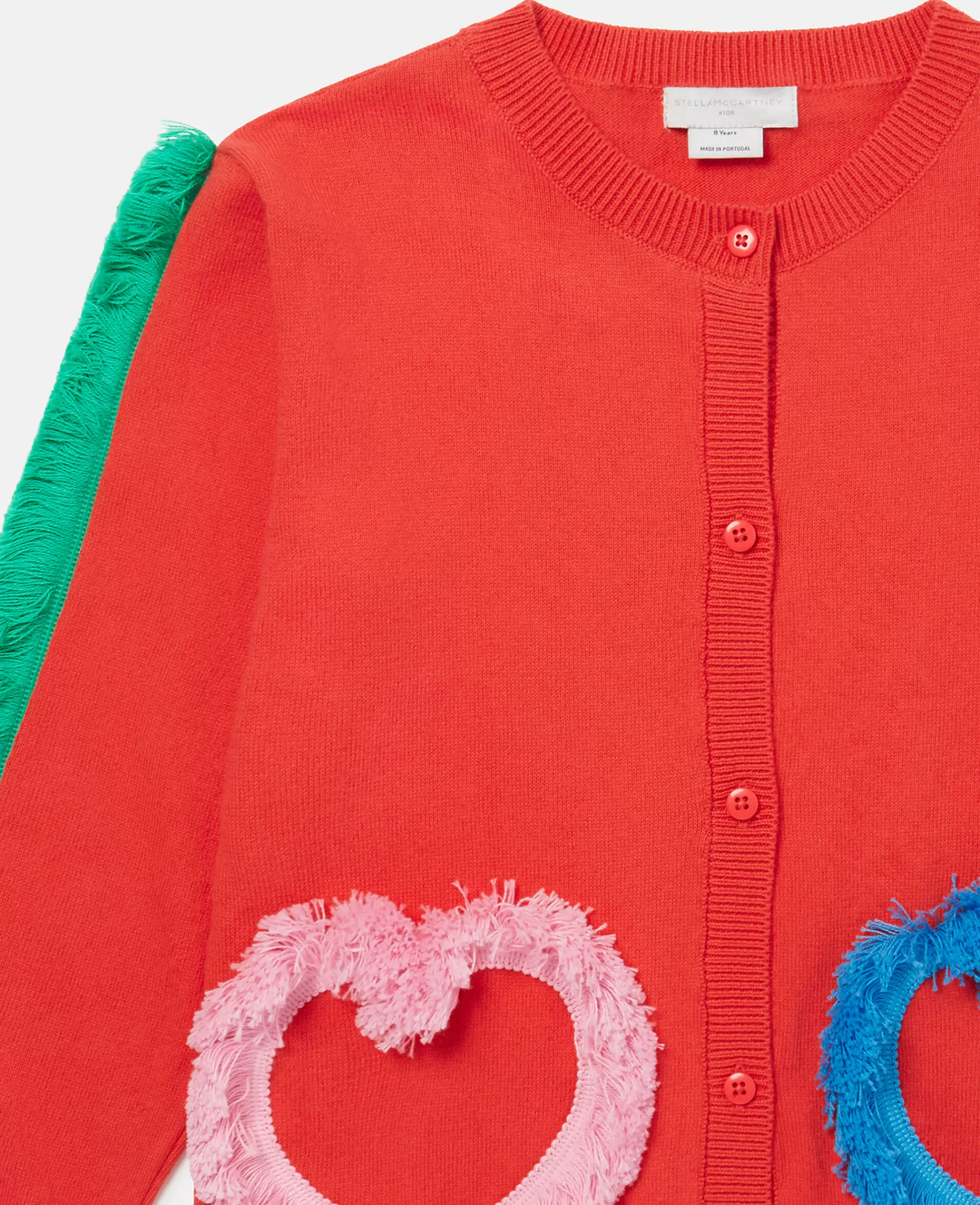 Bambini Stella McCartney Pullover E Cardigan>Fringed Heart Cardigan