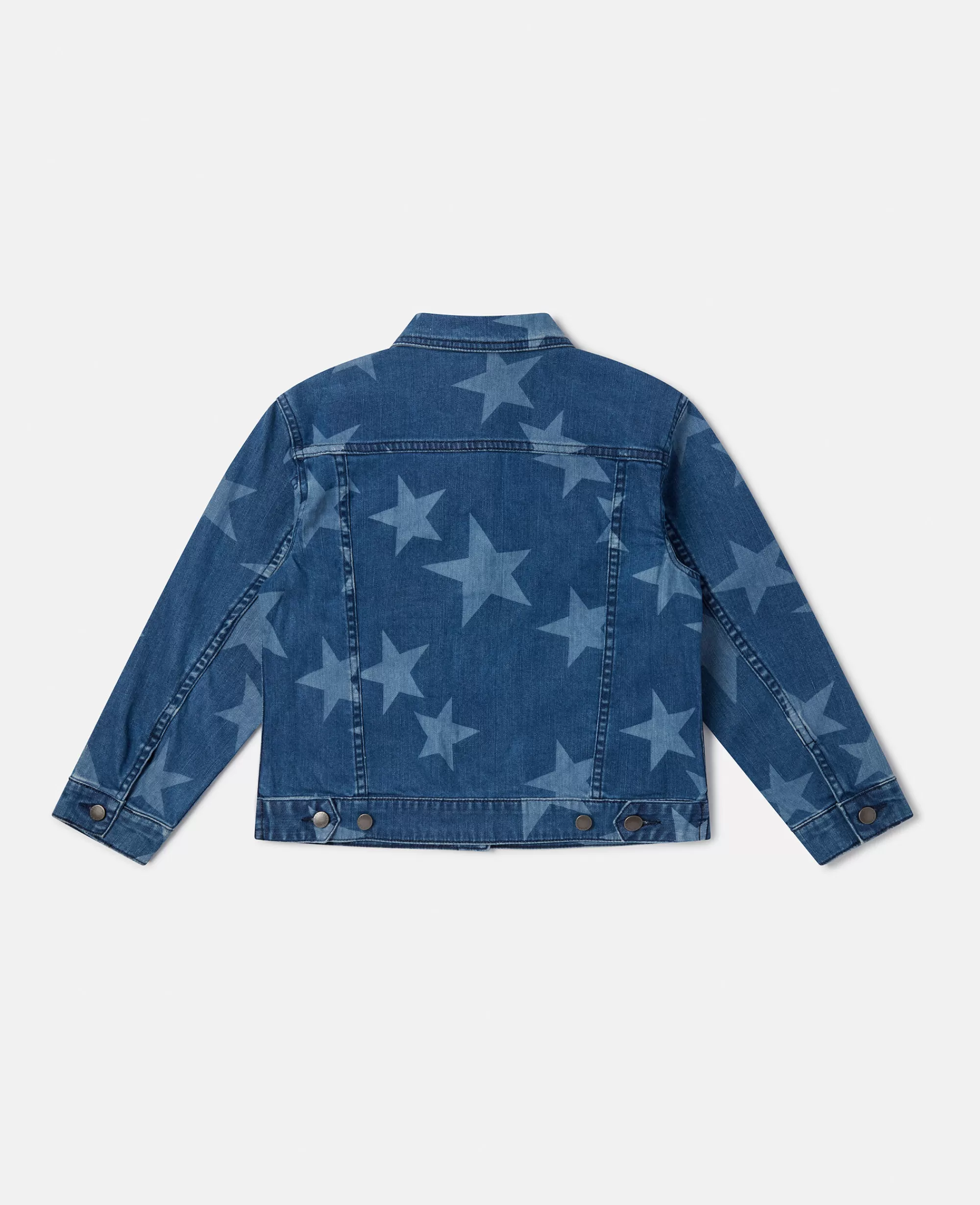 Bambini Stella McCartney Capispalla>Giacca In Denim Oversized Con Stampa Stella