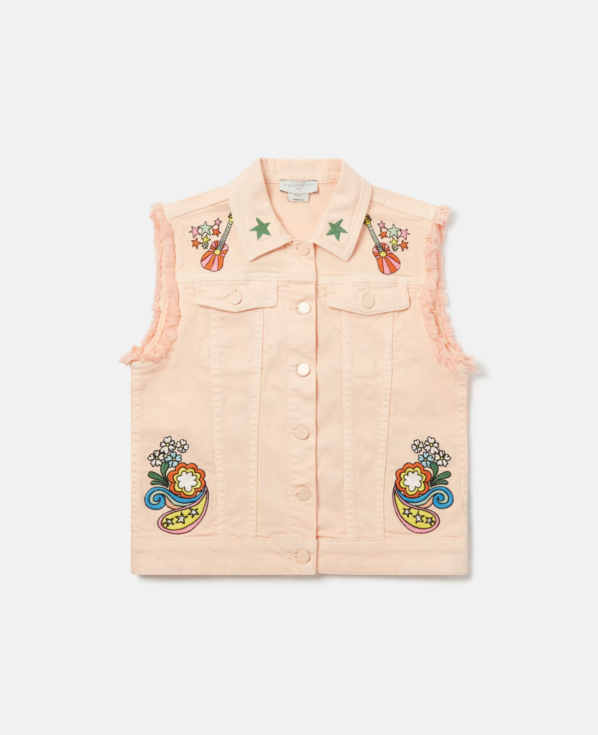 Bambini Stella McCartney Capispalla>Gilet Ricamato Love To Dream