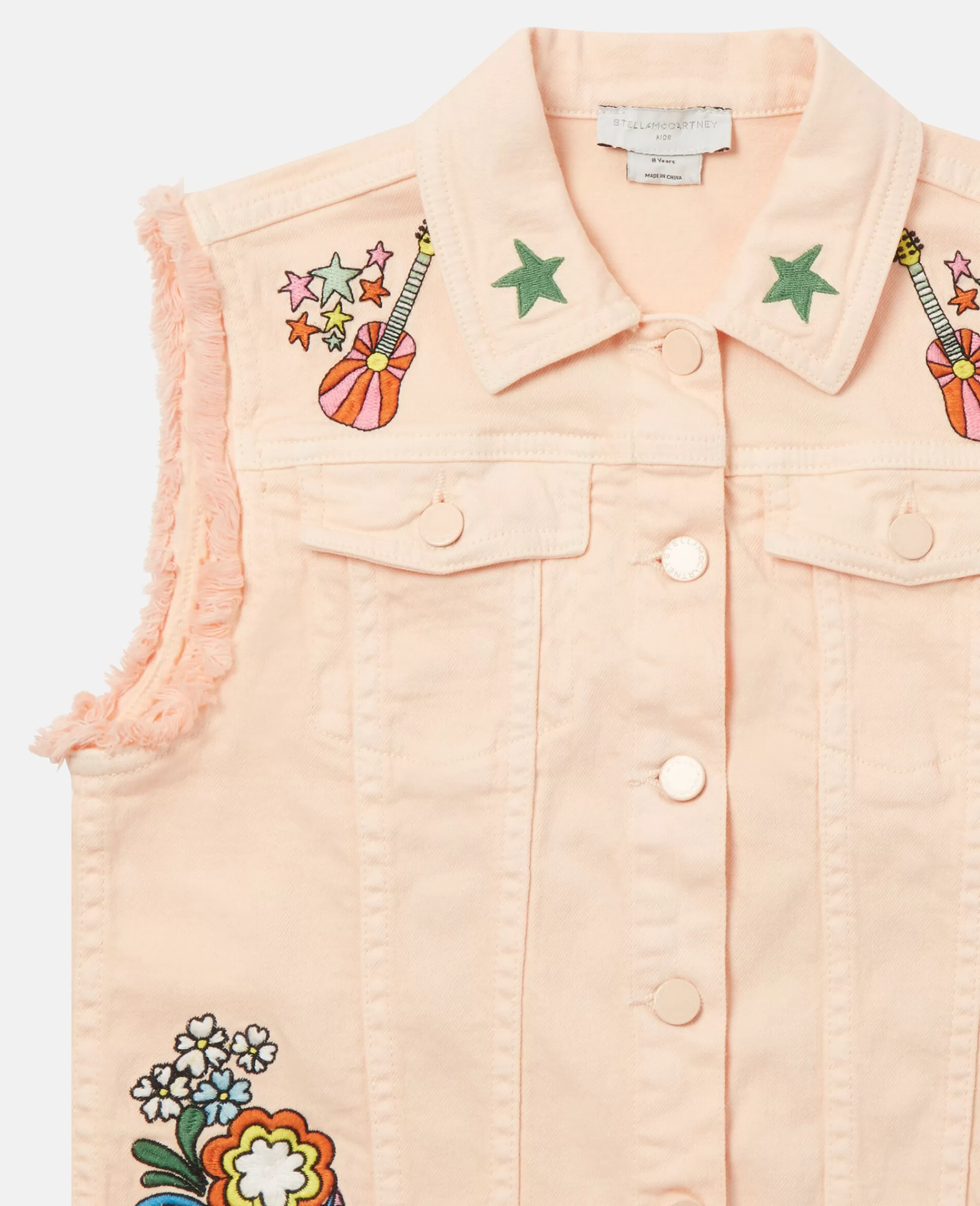 Bambini Stella McCartney Capispalla>Gilet Ricamato Love To Dream