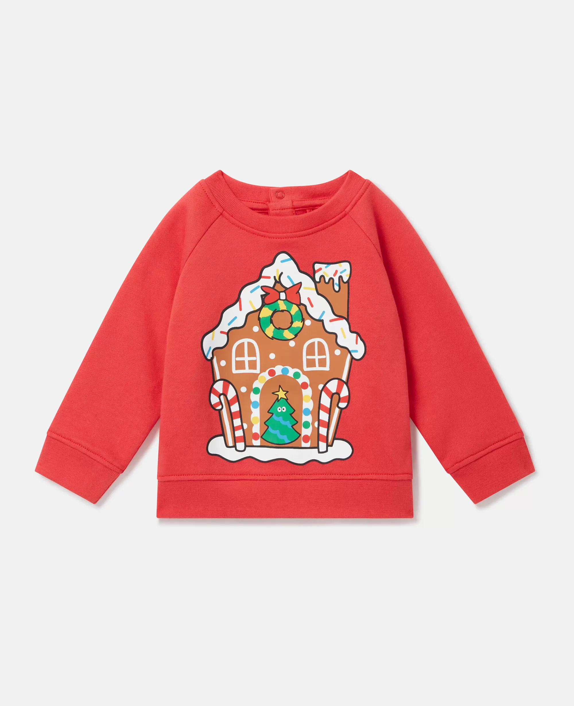 Bambini Stella McCartney T-Shirt>Gingerbread House Motif Sweatshirt