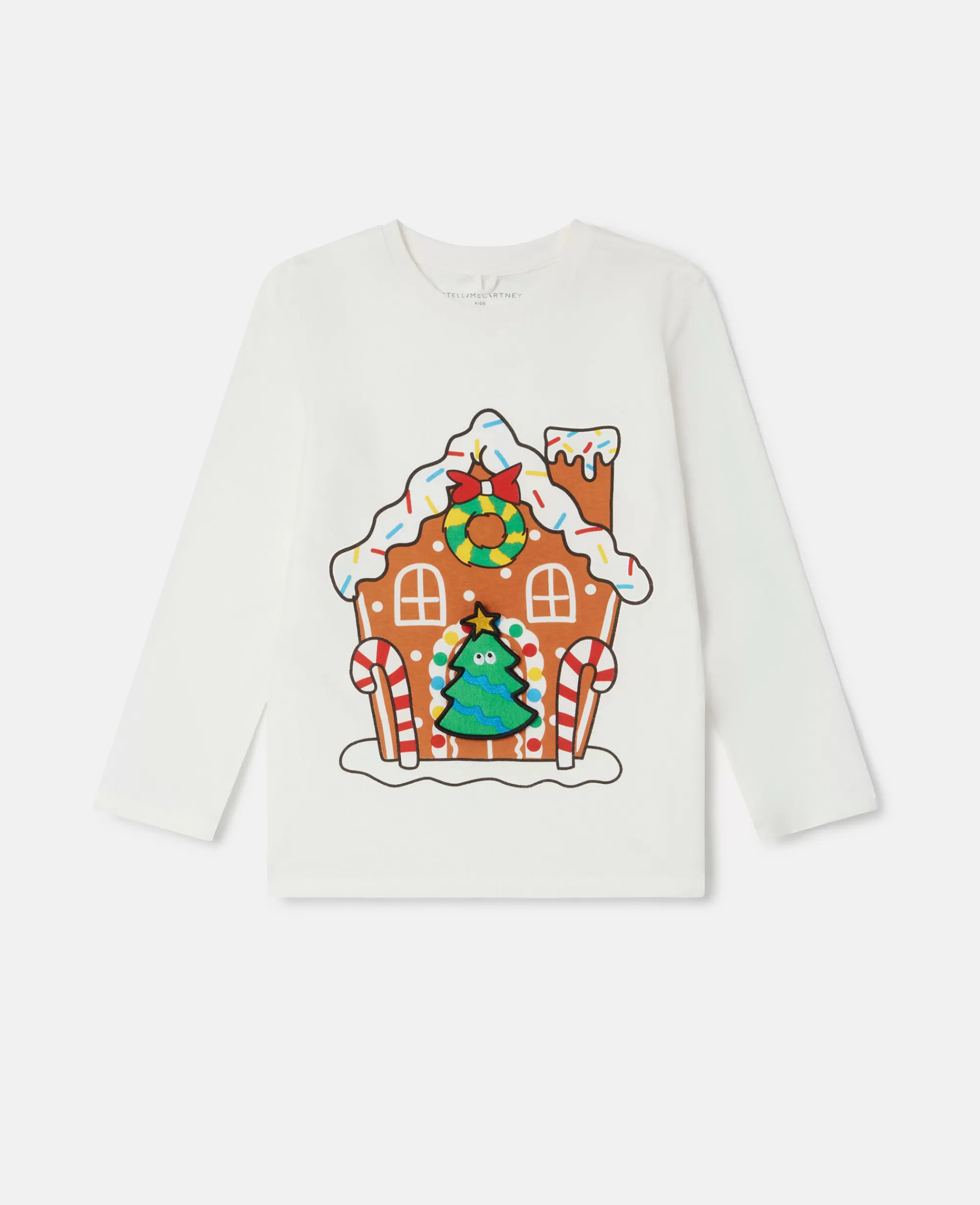 Bambini Stella McCartney Pullover E Cardigan>Gingerbread House Motif Sweatshirt