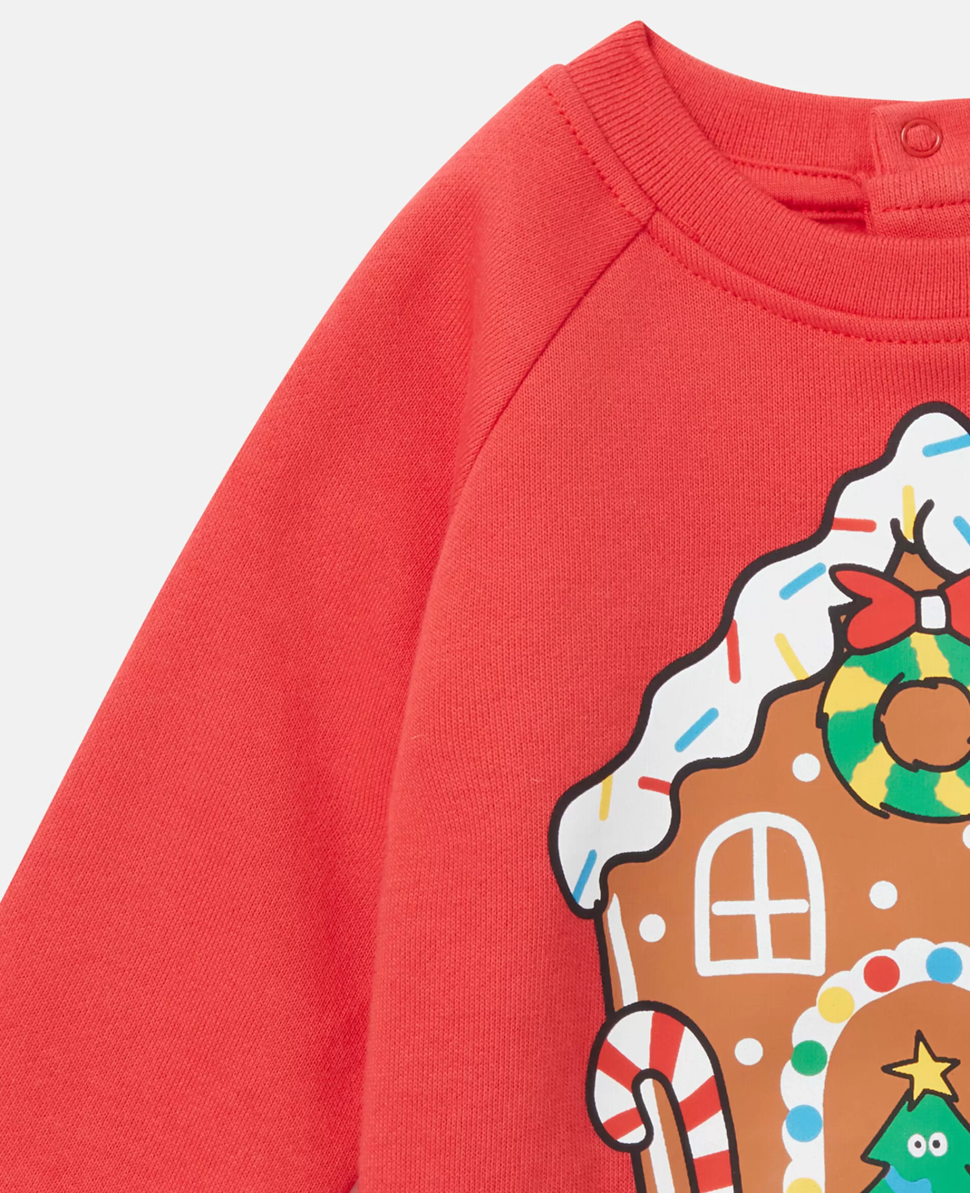 Bambini Stella McCartney T-Shirt>Gingerbread House Motif Sweatshirt