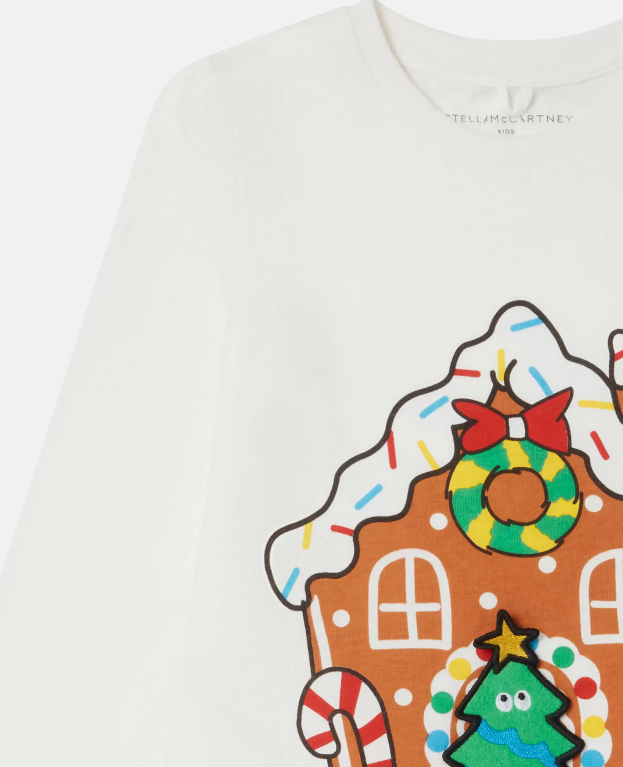 Bambini Stella McCartney Pullover E Cardigan>Gingerbread House Motif Sweatshirt