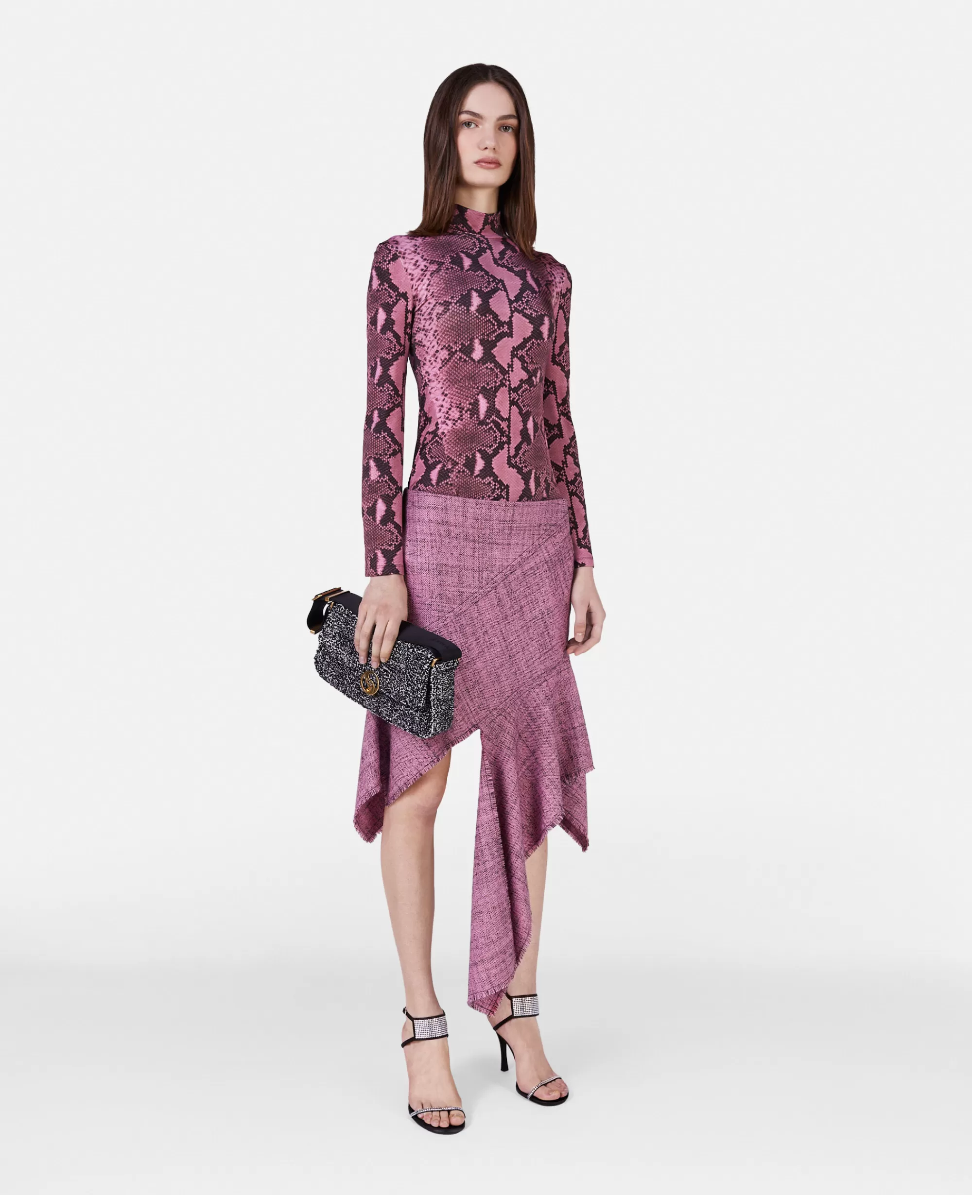 Donna Stella McCartney Gonne>Gonna Asimmetrica In Lana Mouline