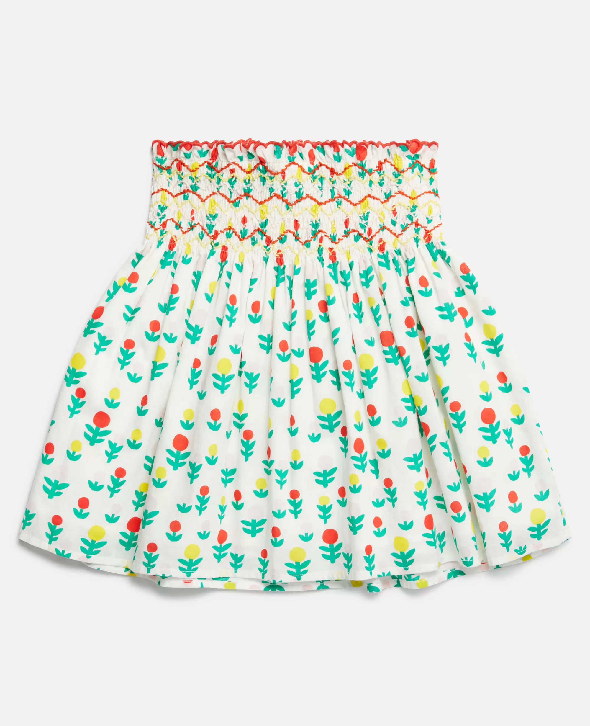 Bambini Stella McCartney Pantaloni E Shorts>Gonna Plisse Con Stampa Fiori Meravigliosi