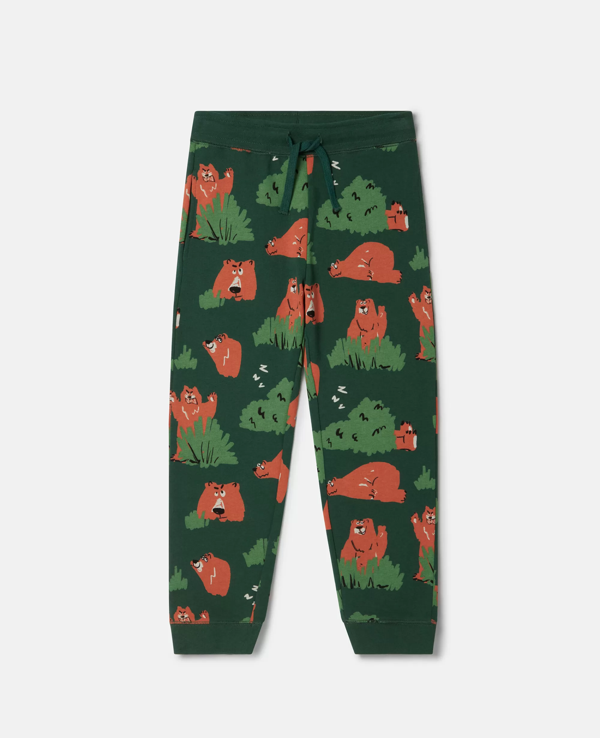 Bambini Stella McCartney Pantaloni E Shorts>Grizzly Bear Print Joggers