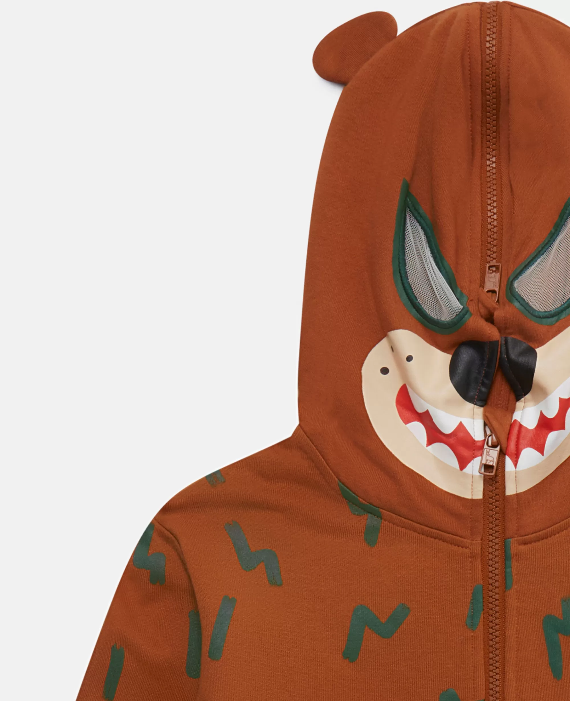 Bambini Stella McCartney Bimbo>Grizzly Bear Zip Hoodie