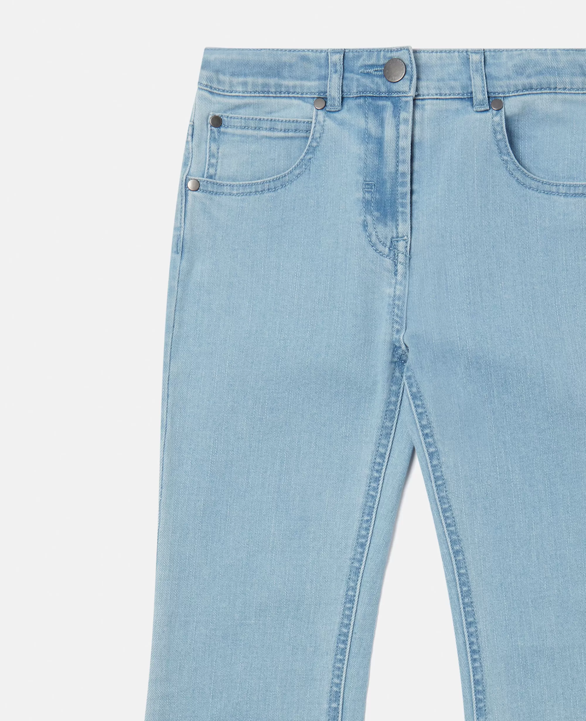 Bambini Stella McCartney Pantaloni E Shorts>Jeans A Zampa Elefante Con Stampa Disegni