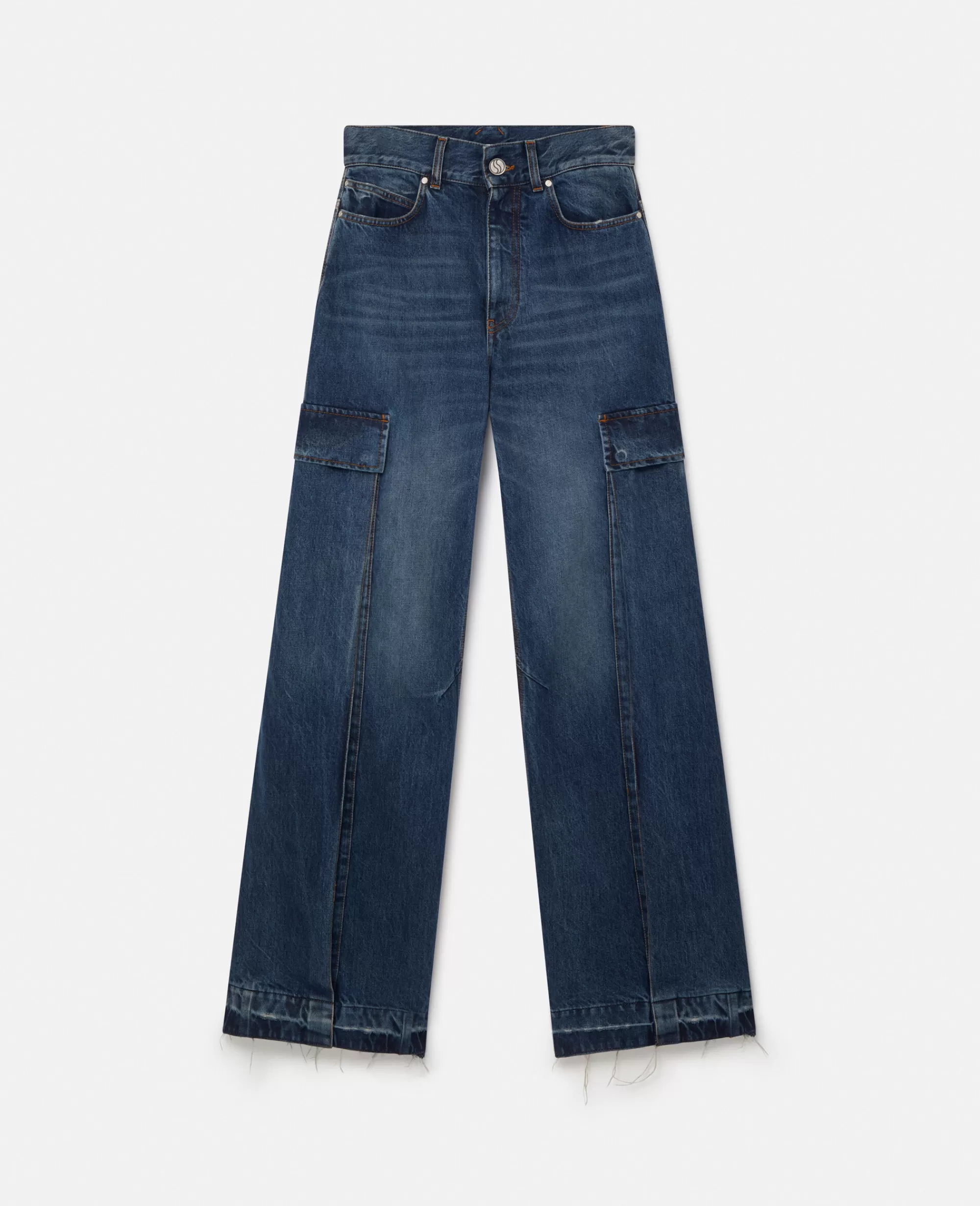 Donna Stella McCartney Denim>Jeans Cargo Lavaggio Vintage