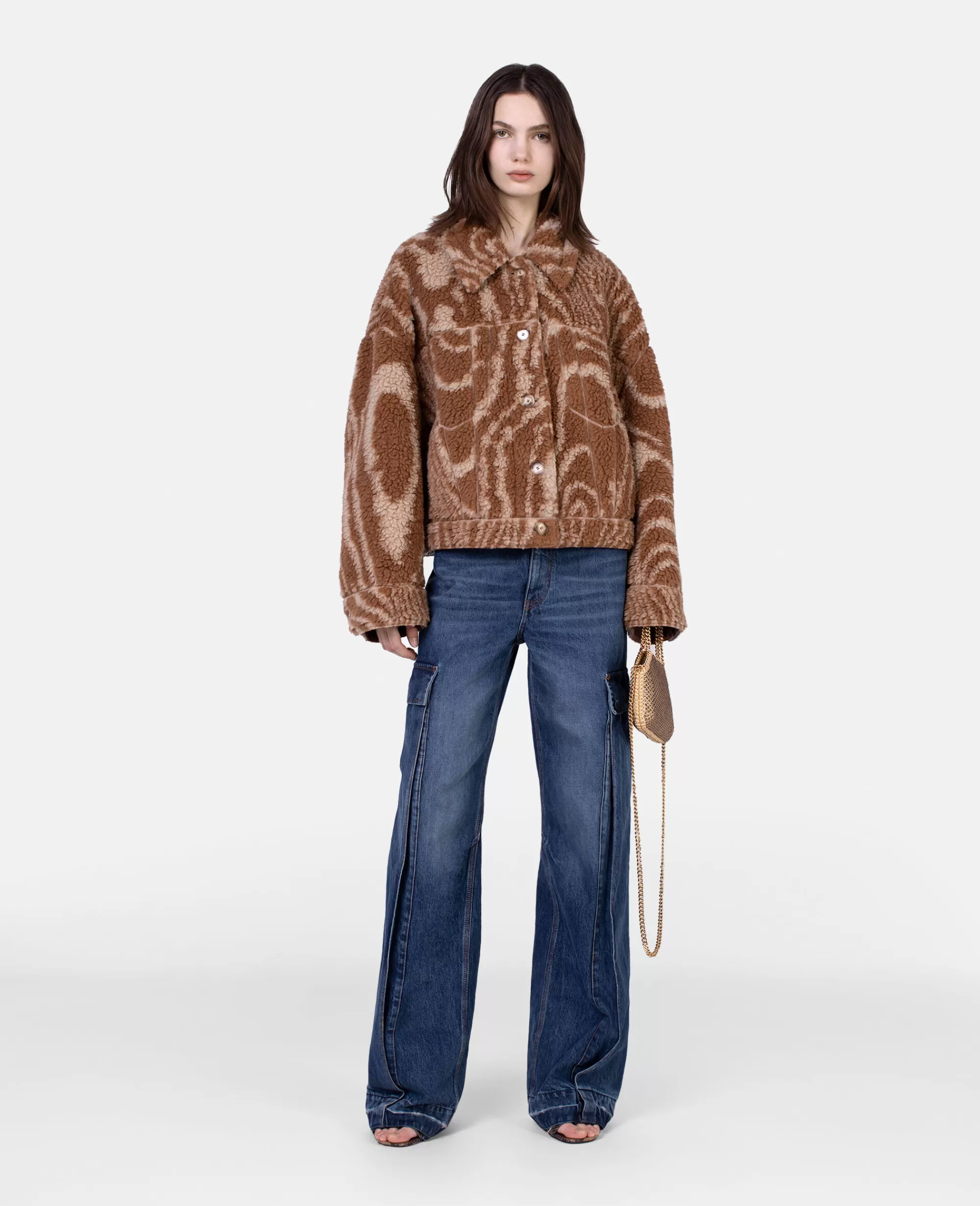 Donna Stella McCartney Denim>Jeans Cargo Lavaggio Vintage